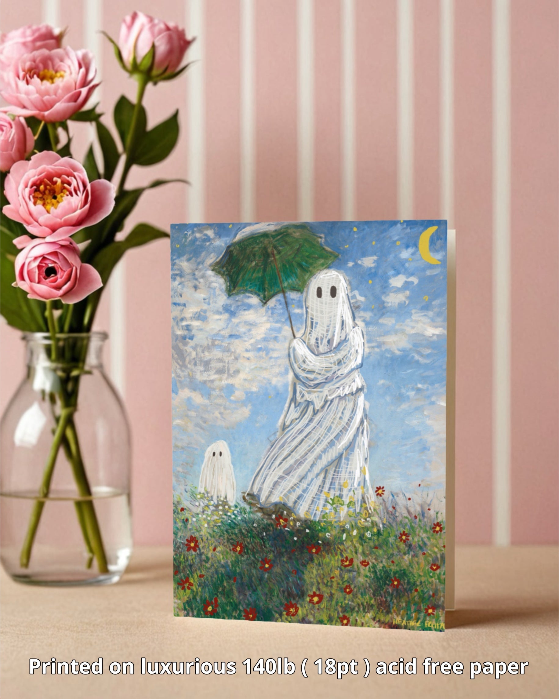 Madame Monet Halloween Remaster - Greeting Card / Fine Art Print
