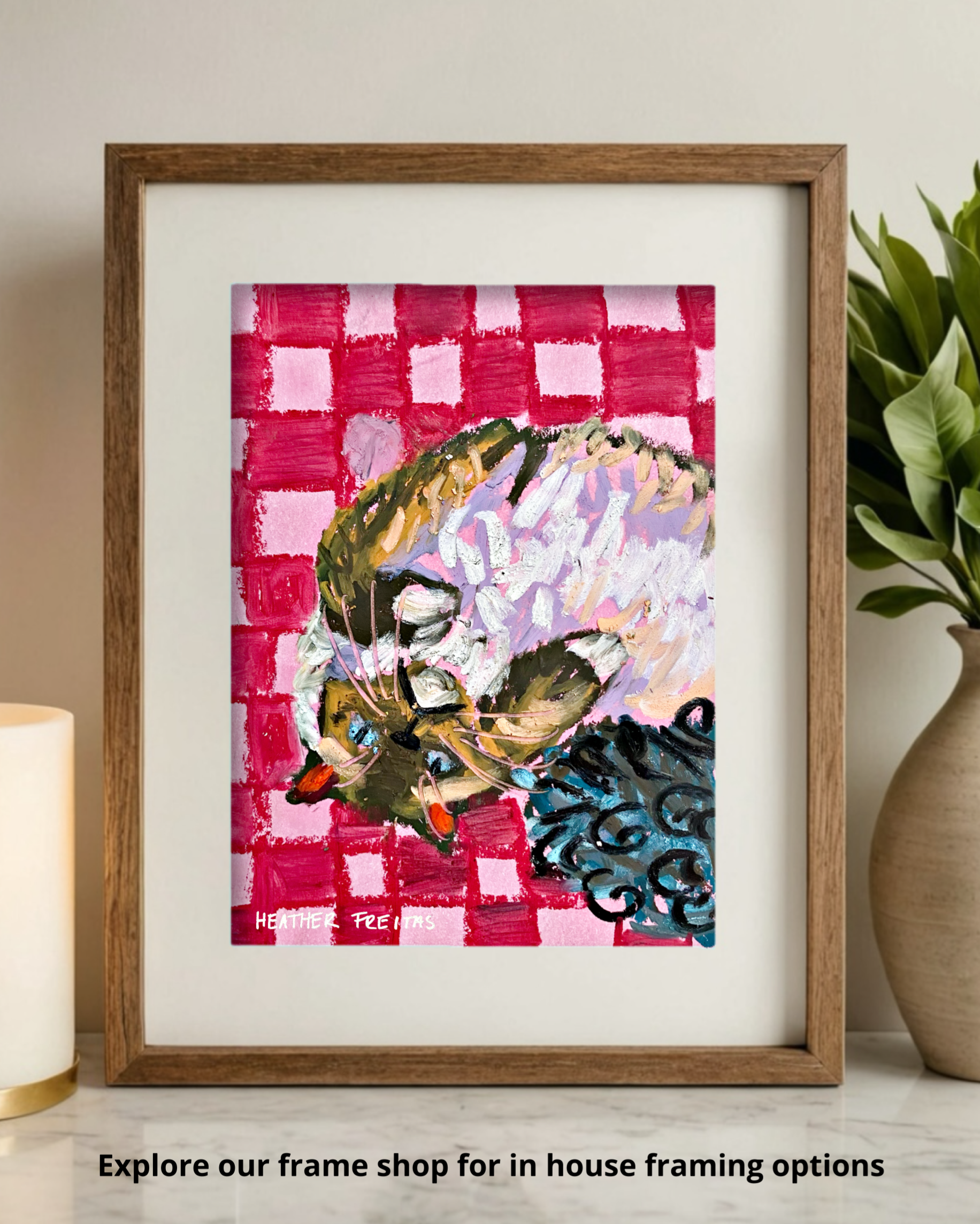Check Cat - Limited Edition Print