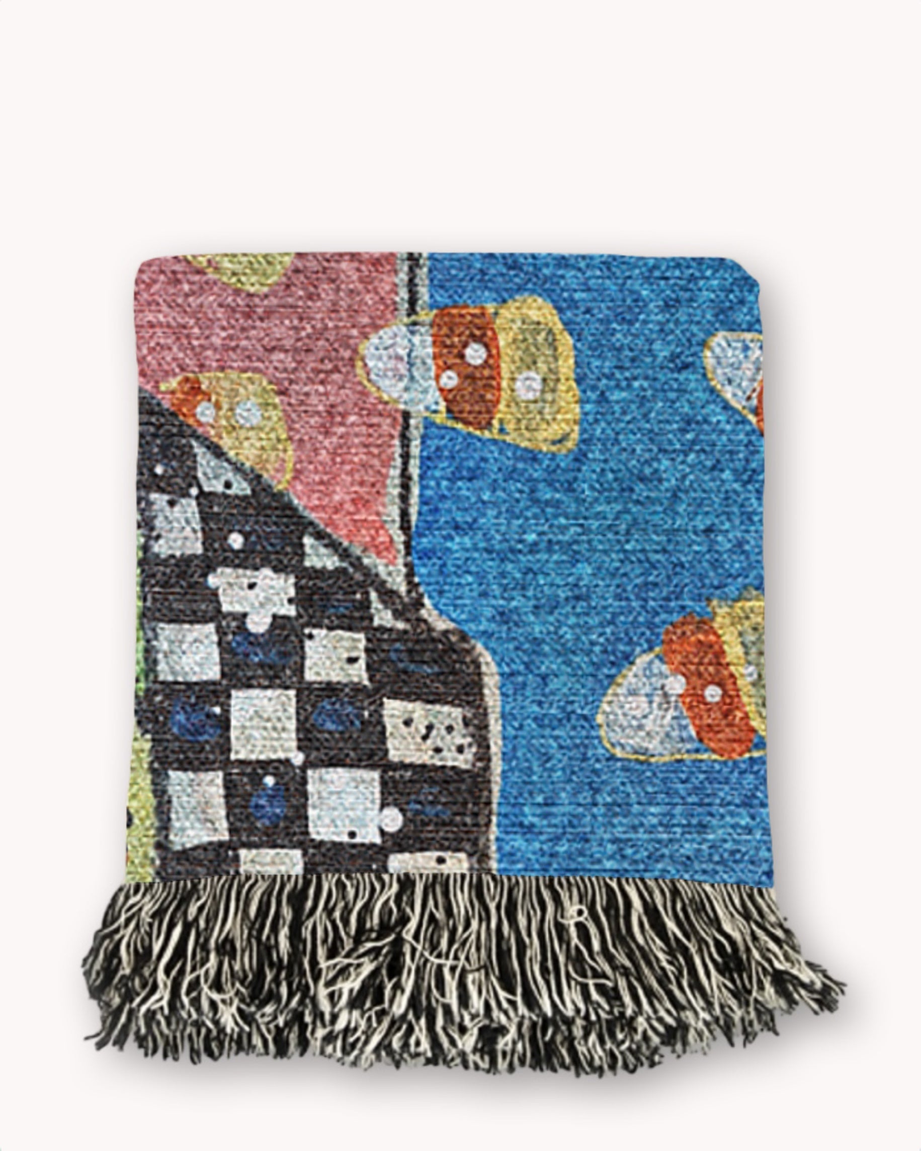 Candy Corn & Poison Apple Woven Blanket