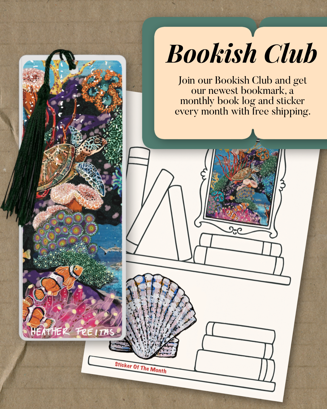 Turtle Tides Bookmark