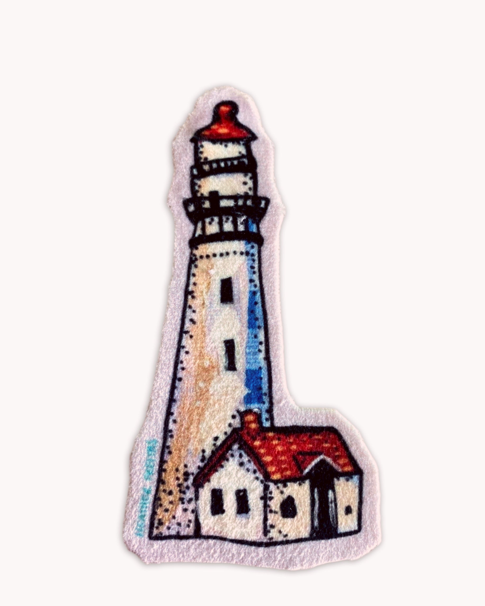 Lighthouse - Sew On Velveteen Patch