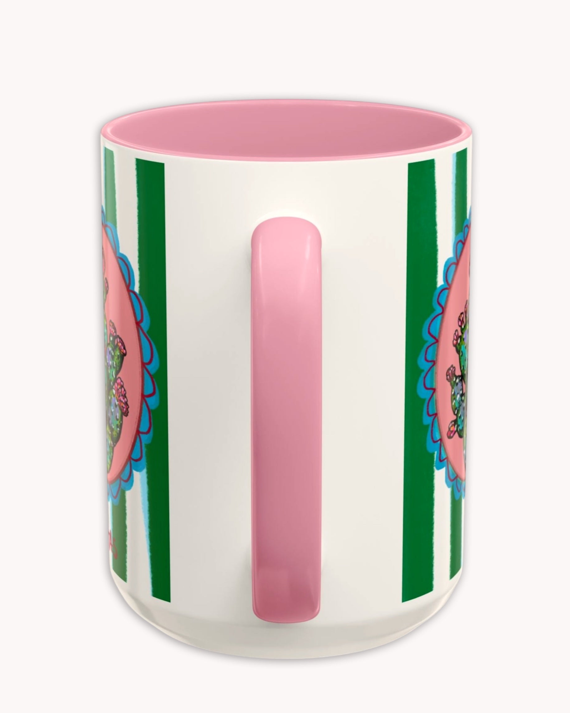 Prickly Pear Cactus Coffee Mug 15oz