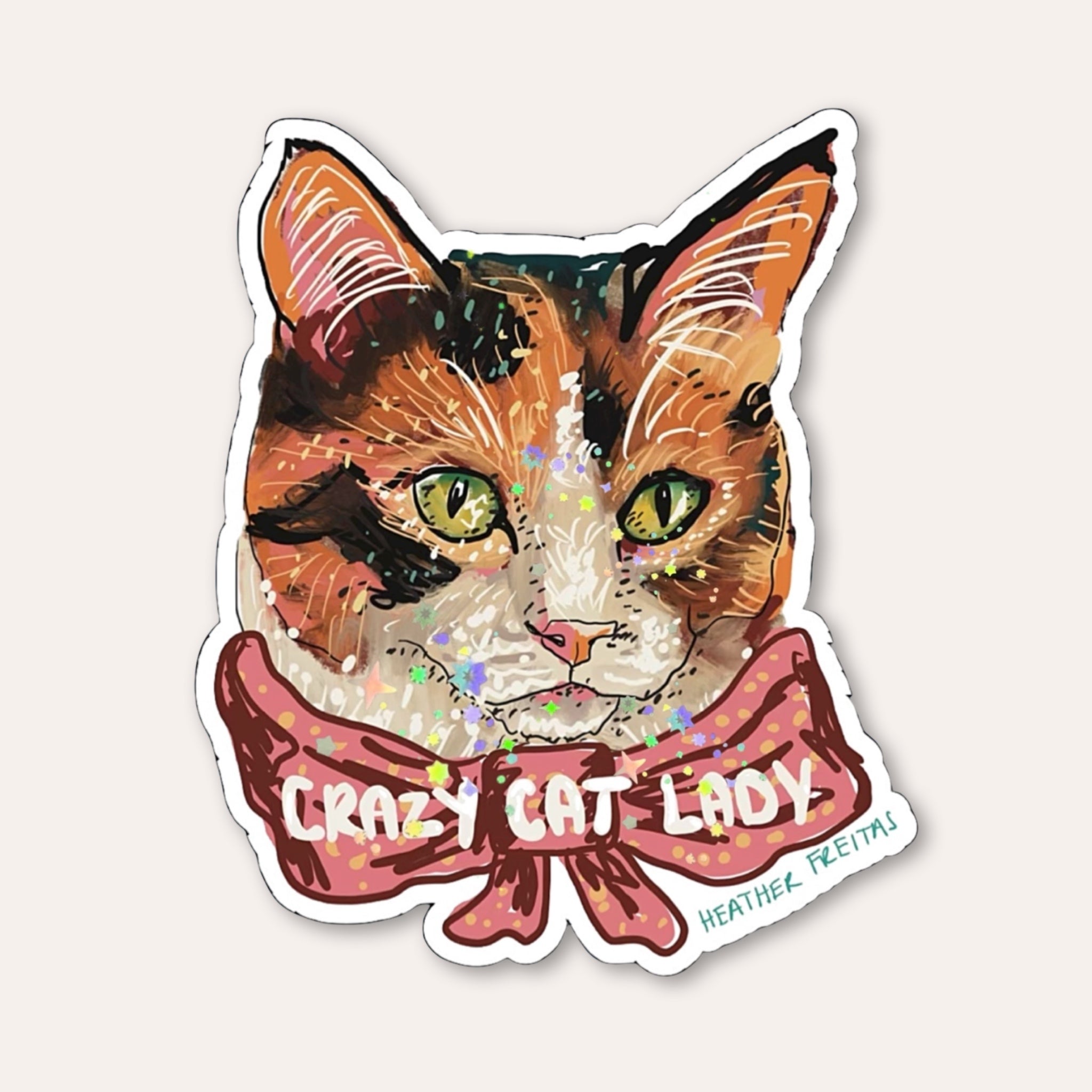 Crazy Cat Lady Sticker