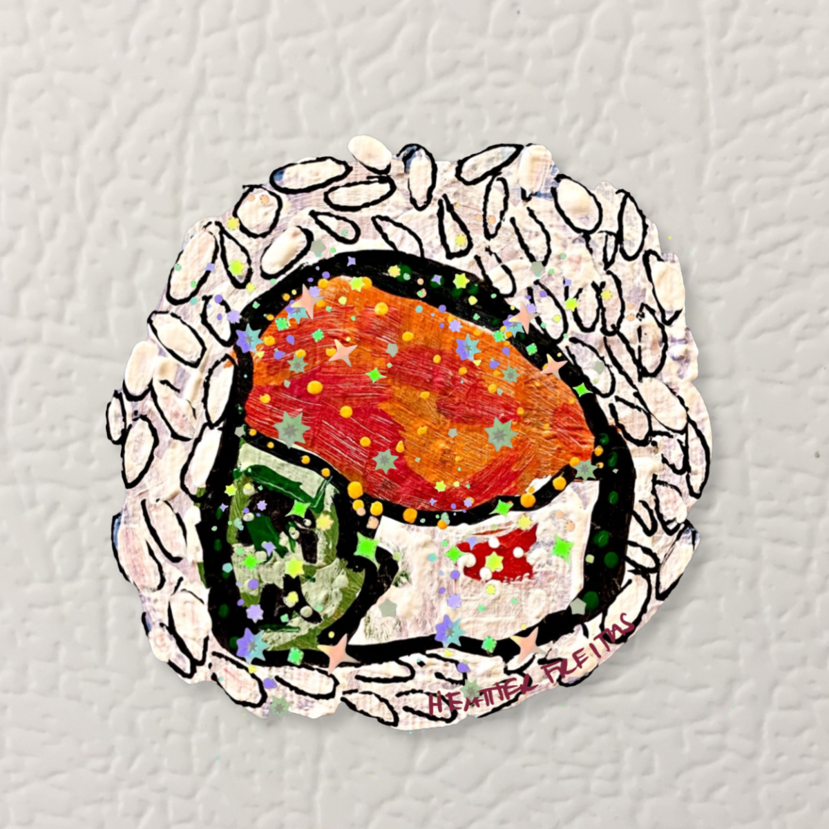 Sushi Roll Magnet ( Die-Cut )