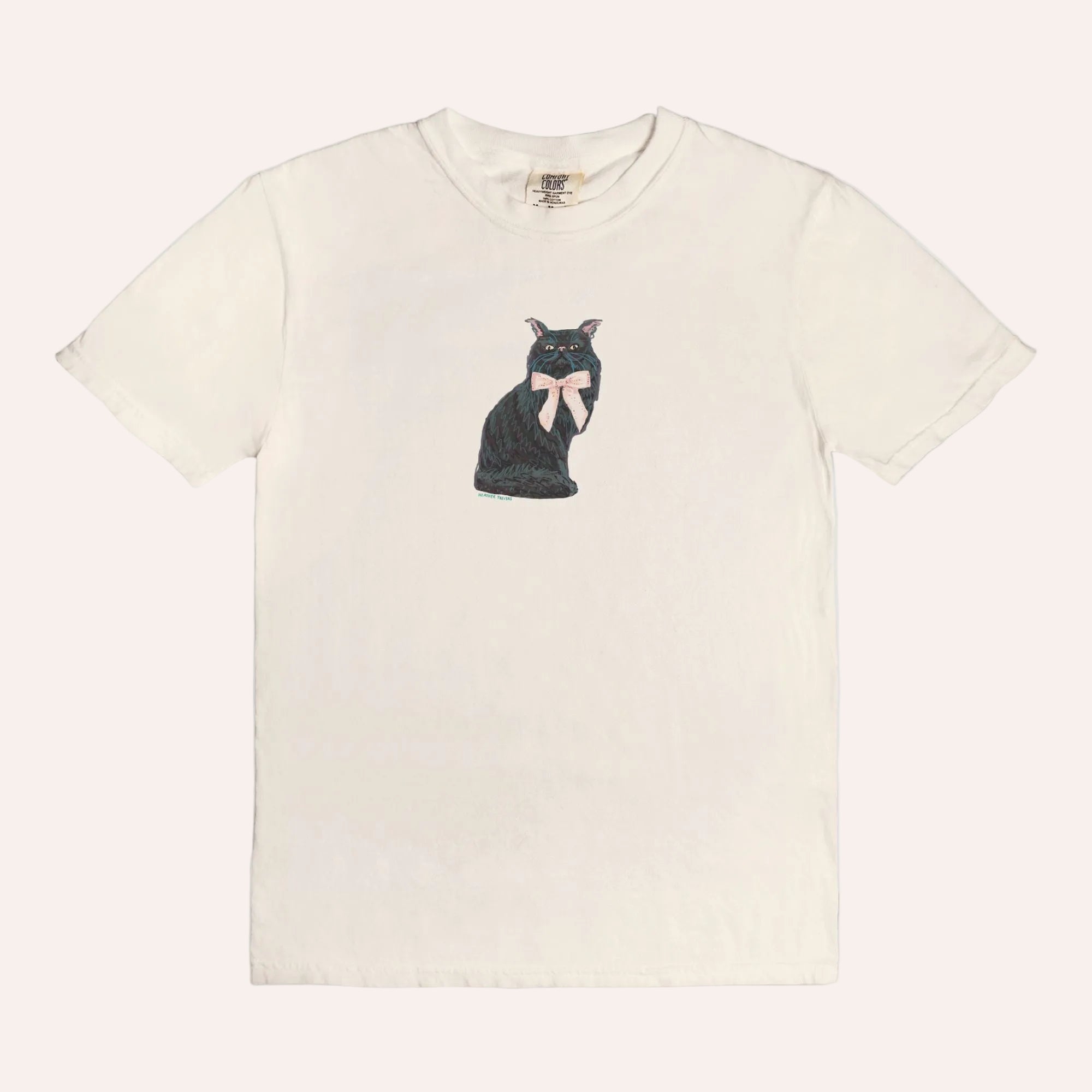 Black Cat With Bow