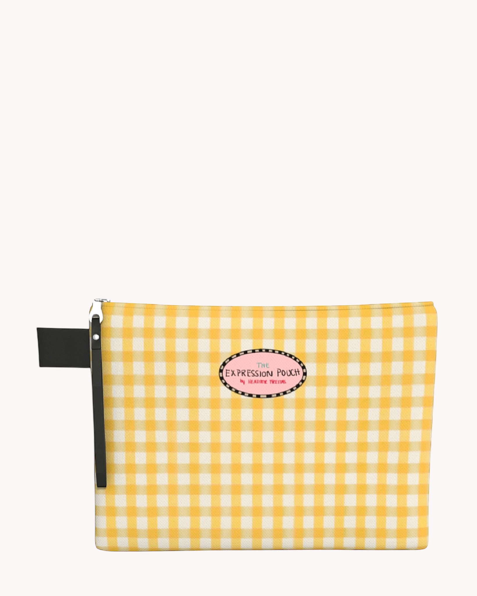 Yellow Gingham Expression Pouch