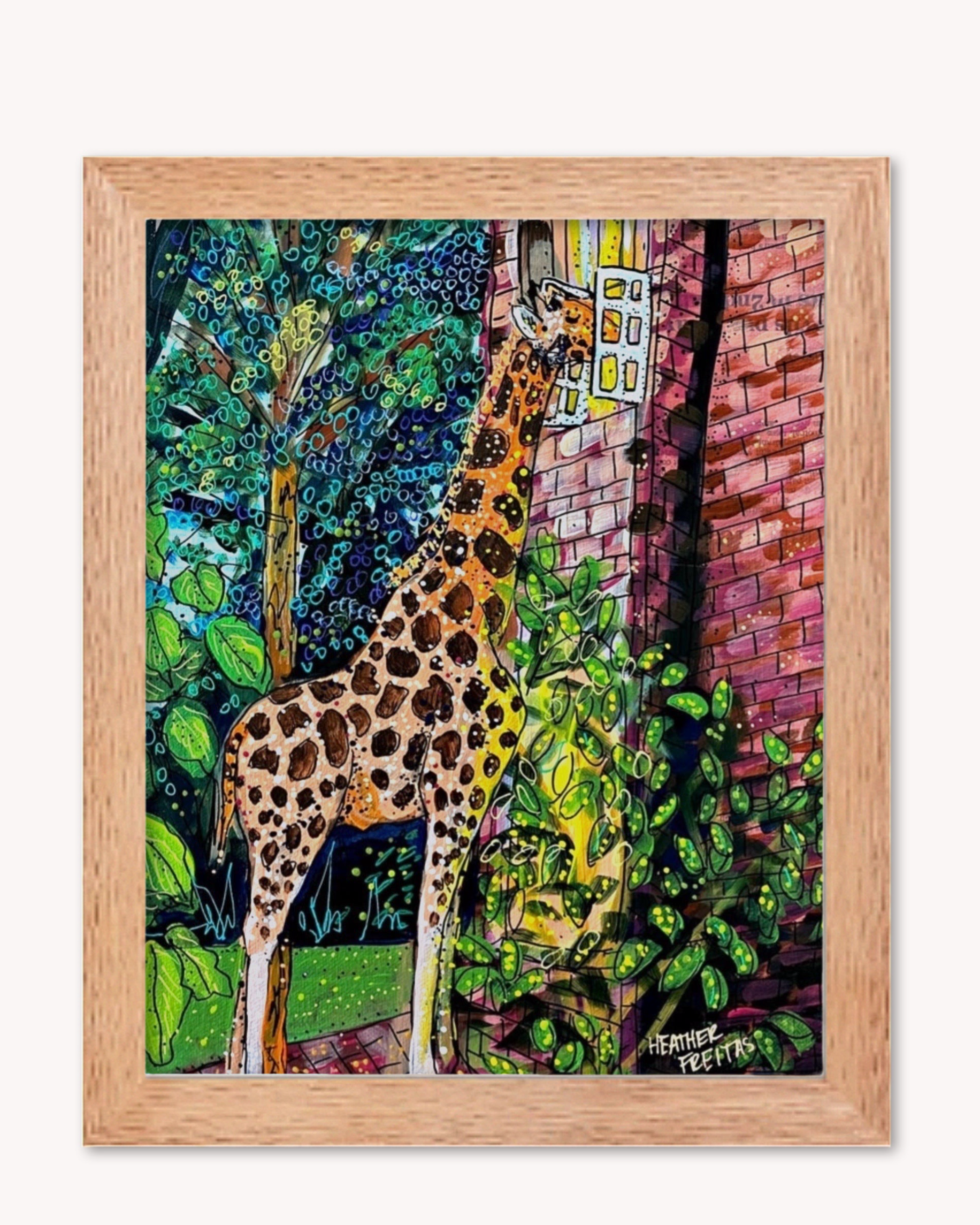 Twilight Snack Giraffe Print