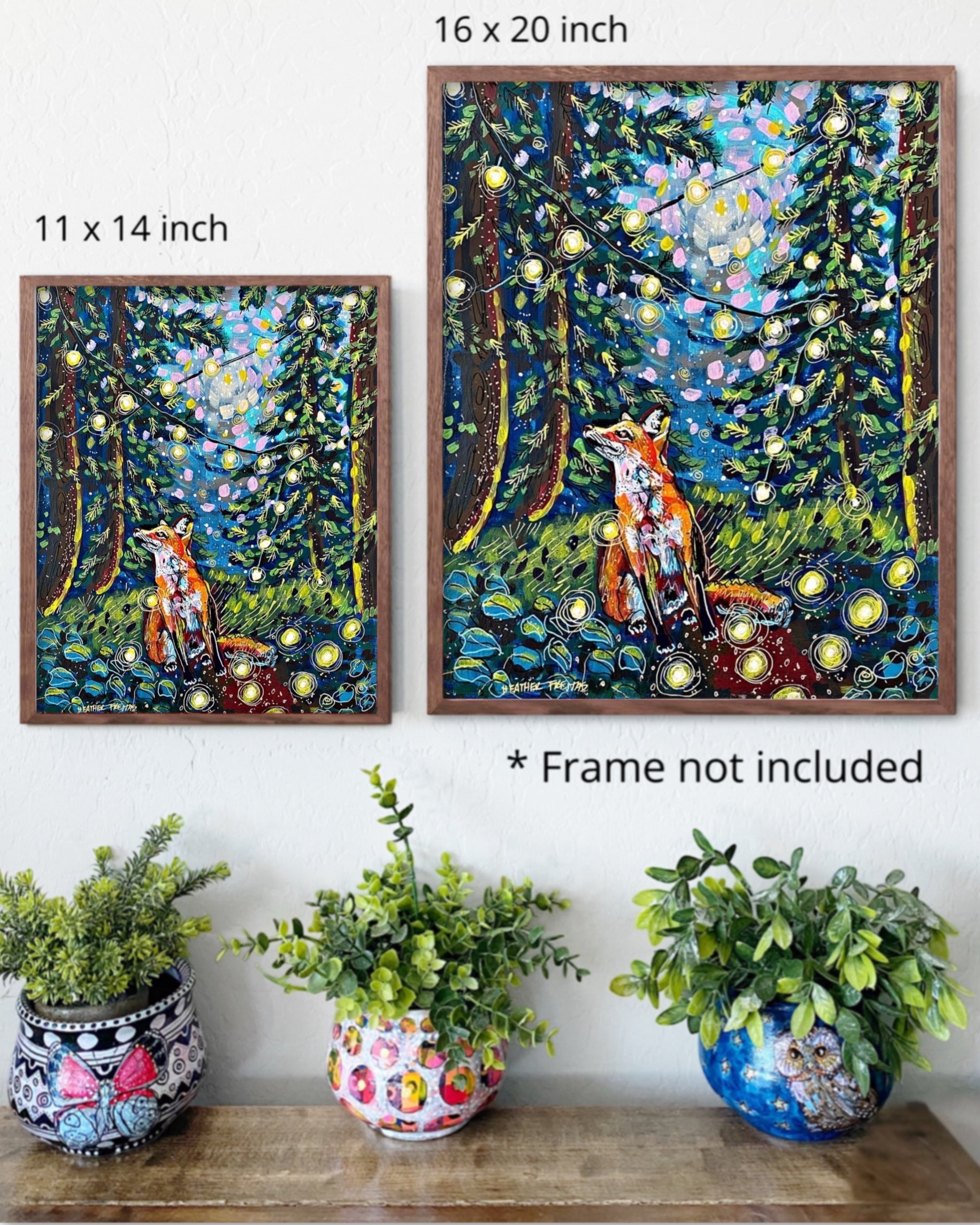 Forest Fox Print