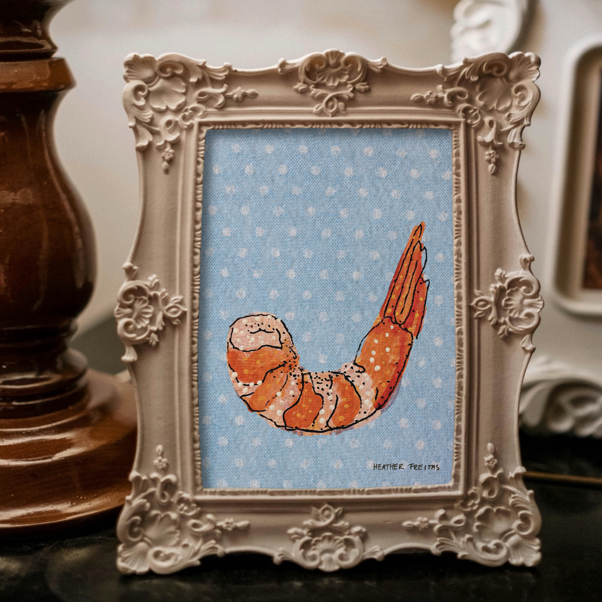 Shrimp Mini Fine Art Print