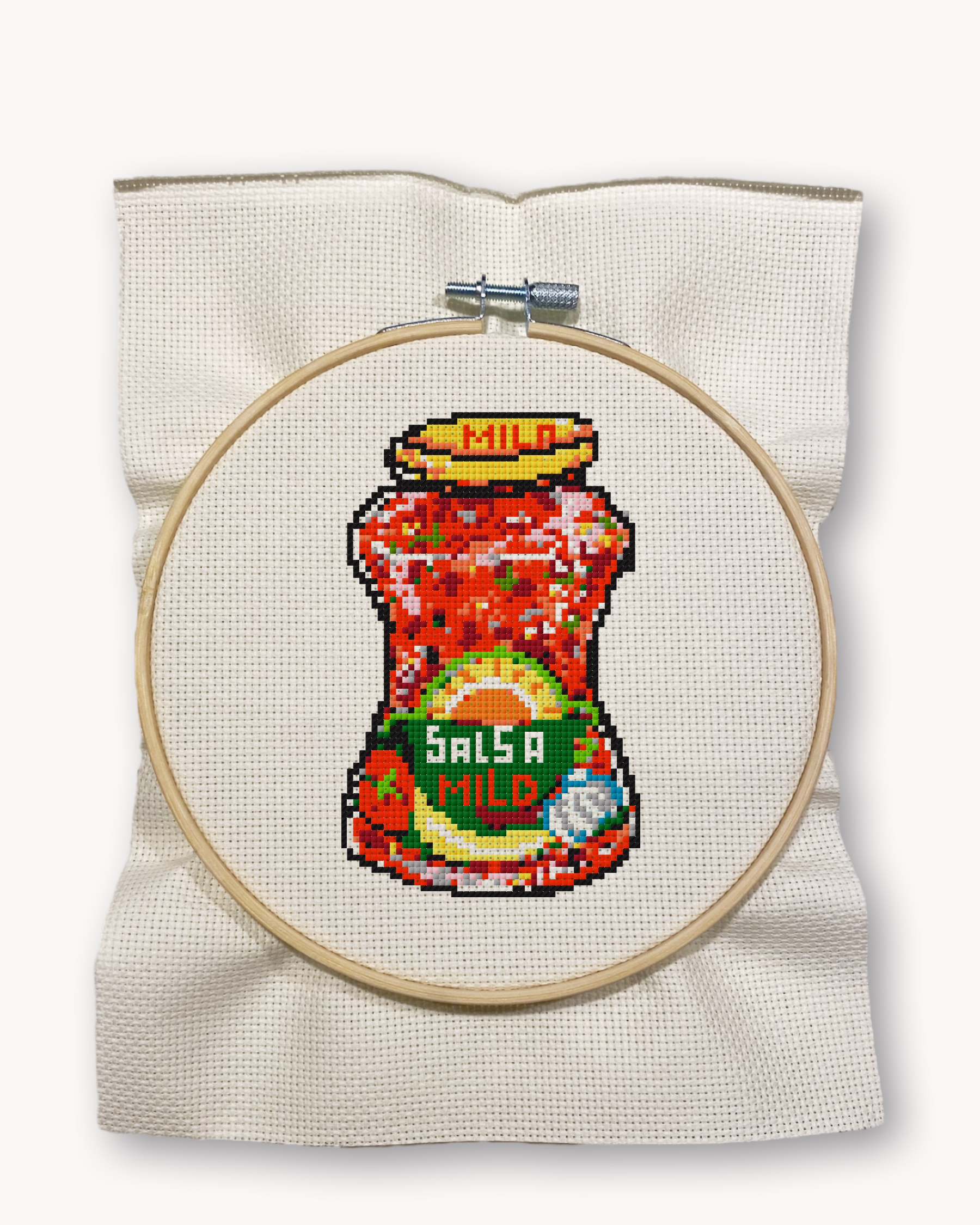 Salsa Cross Stitch Kit ( LG 5 inch )