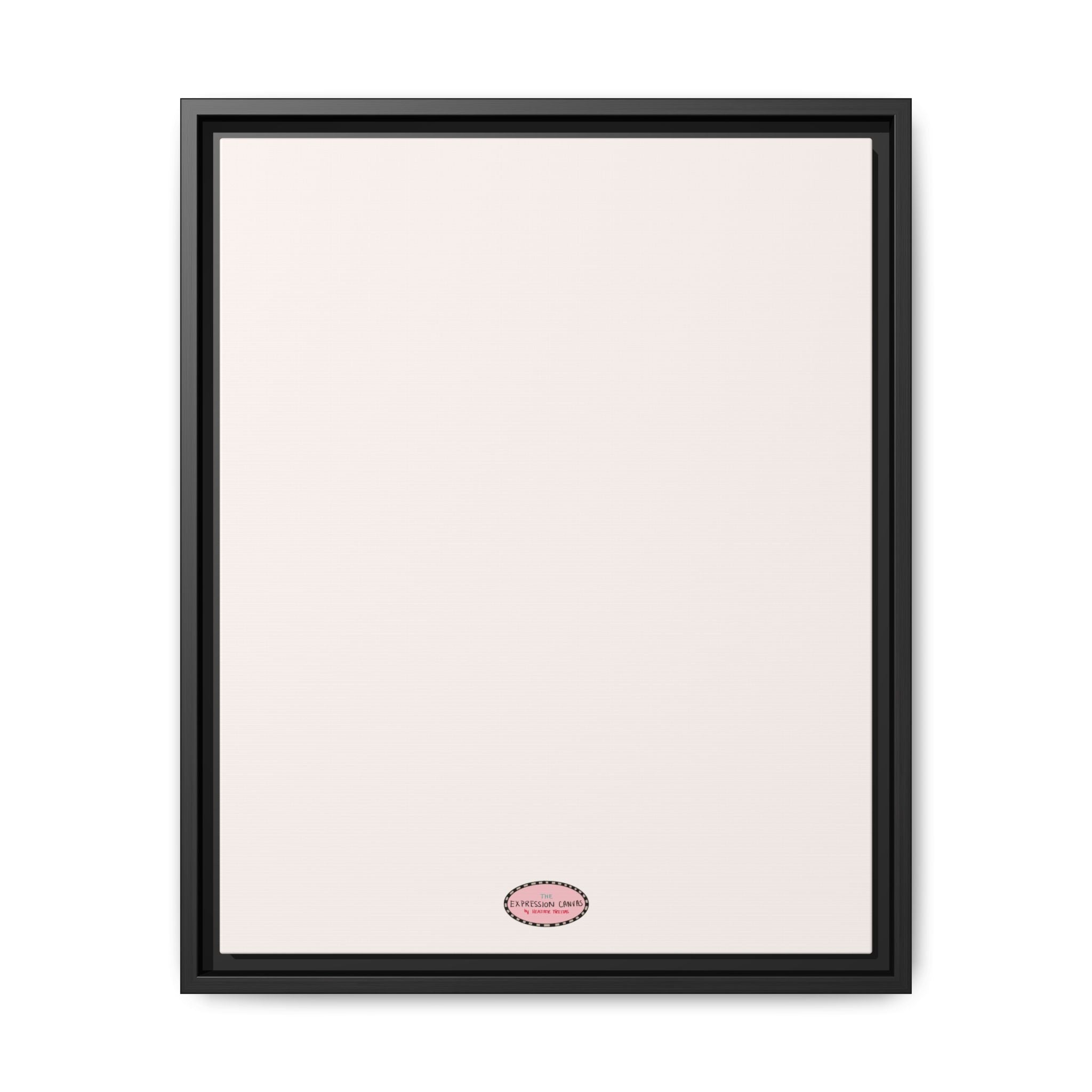 Fog Expressions Framed Canvas Print