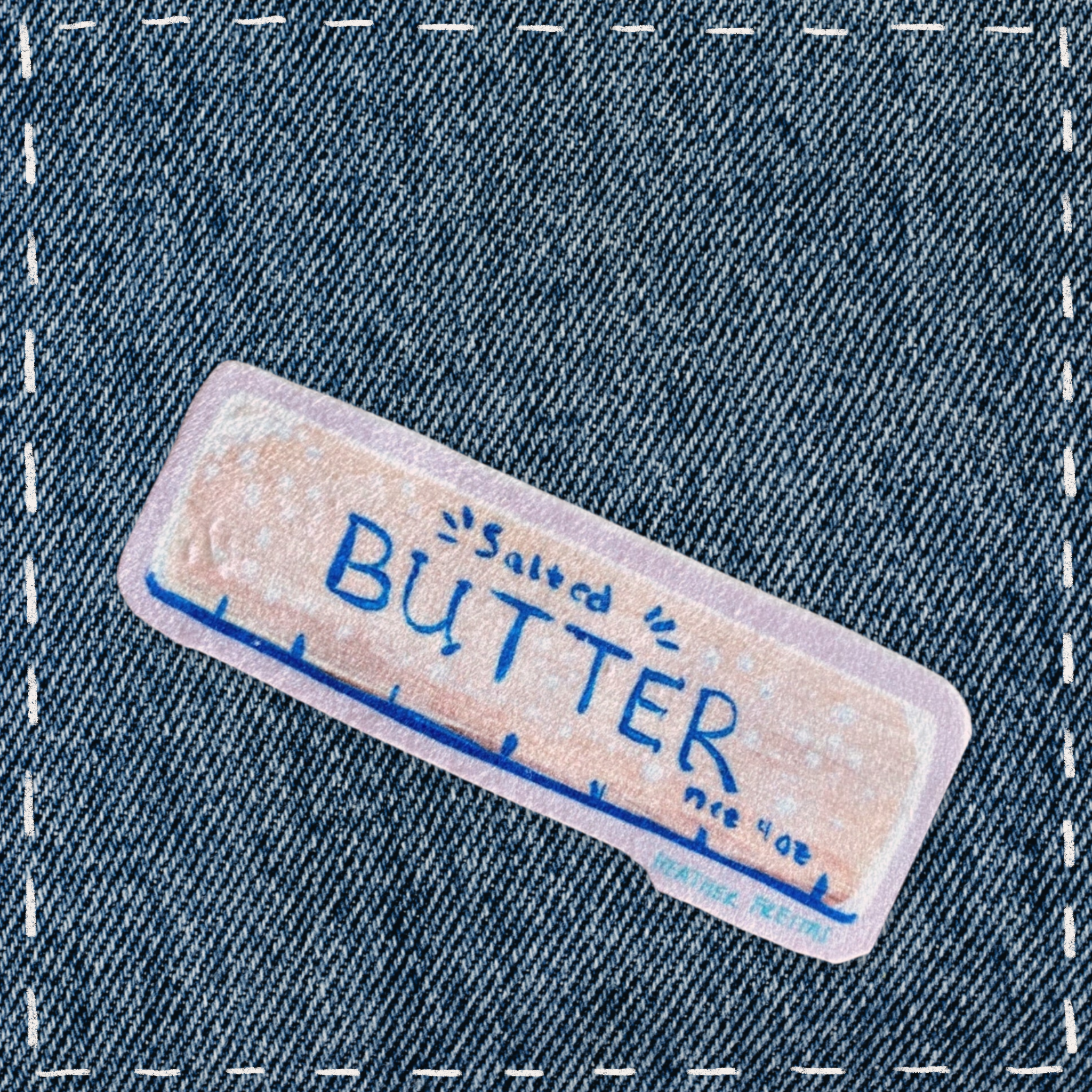 Butter - Sew On Velveteen Patch