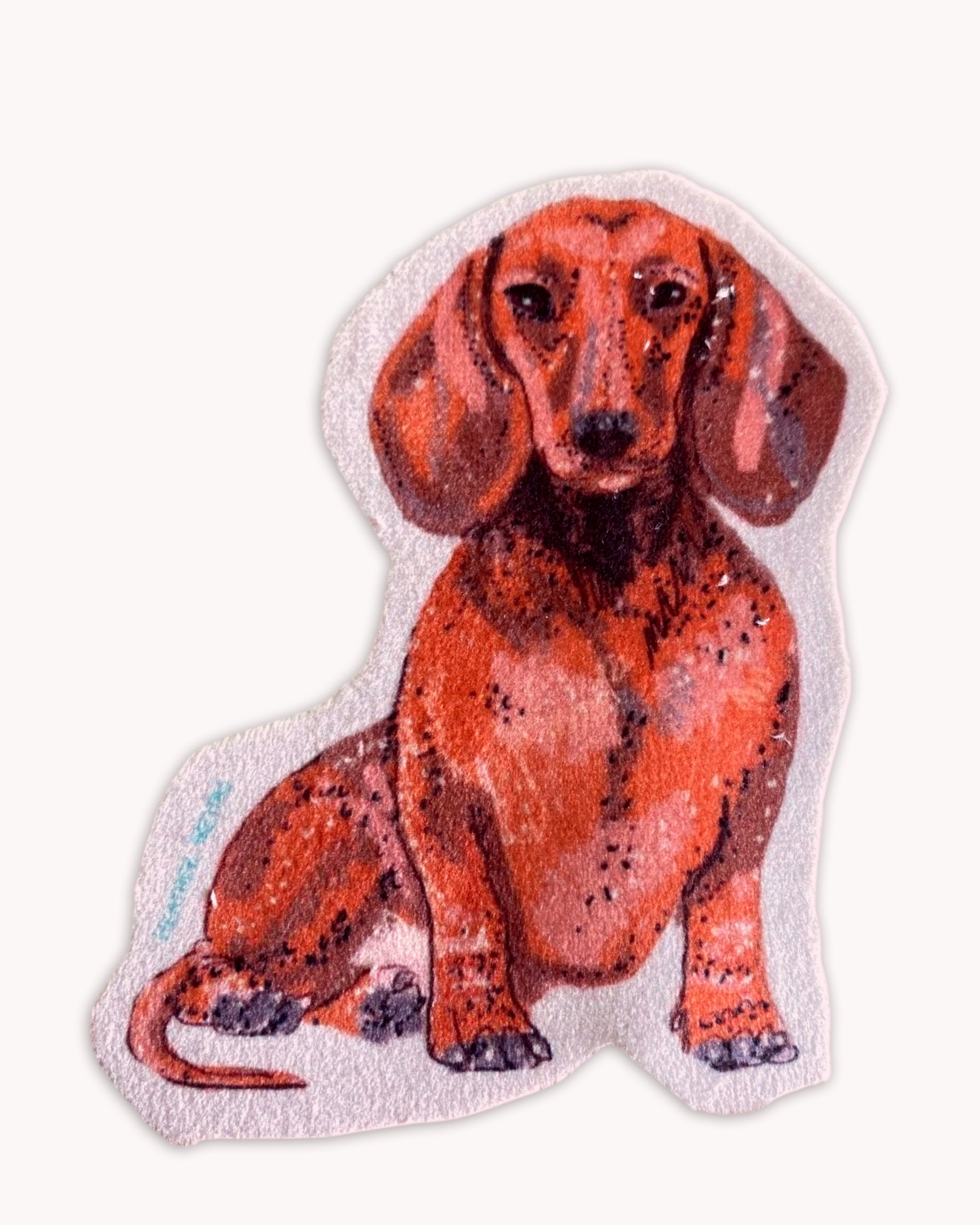 Wiener Dog - Sew On Velveteen Patch