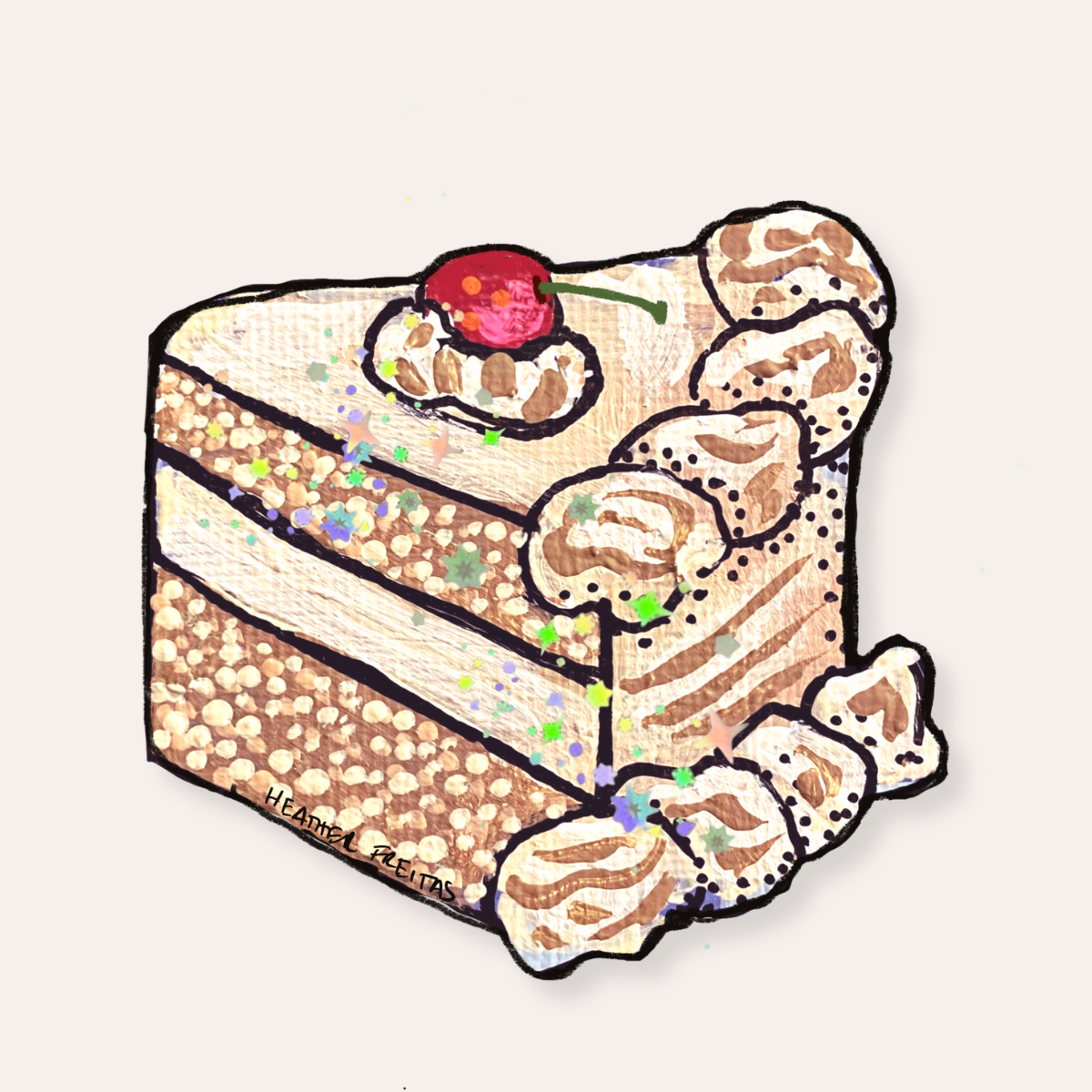Vanilla Cake Sticker