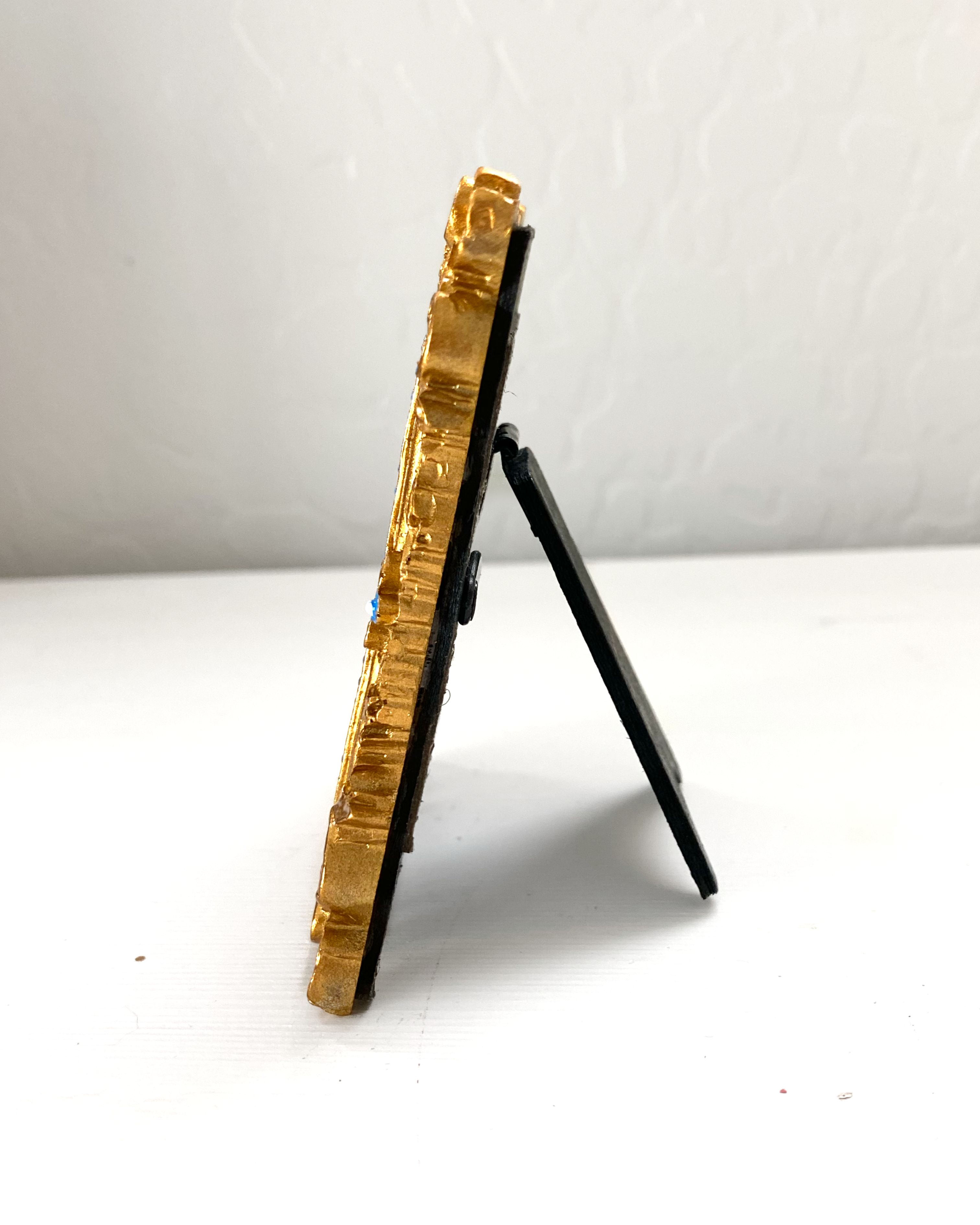 Blush & Gold Evil Eye ( Mini Original Painting )