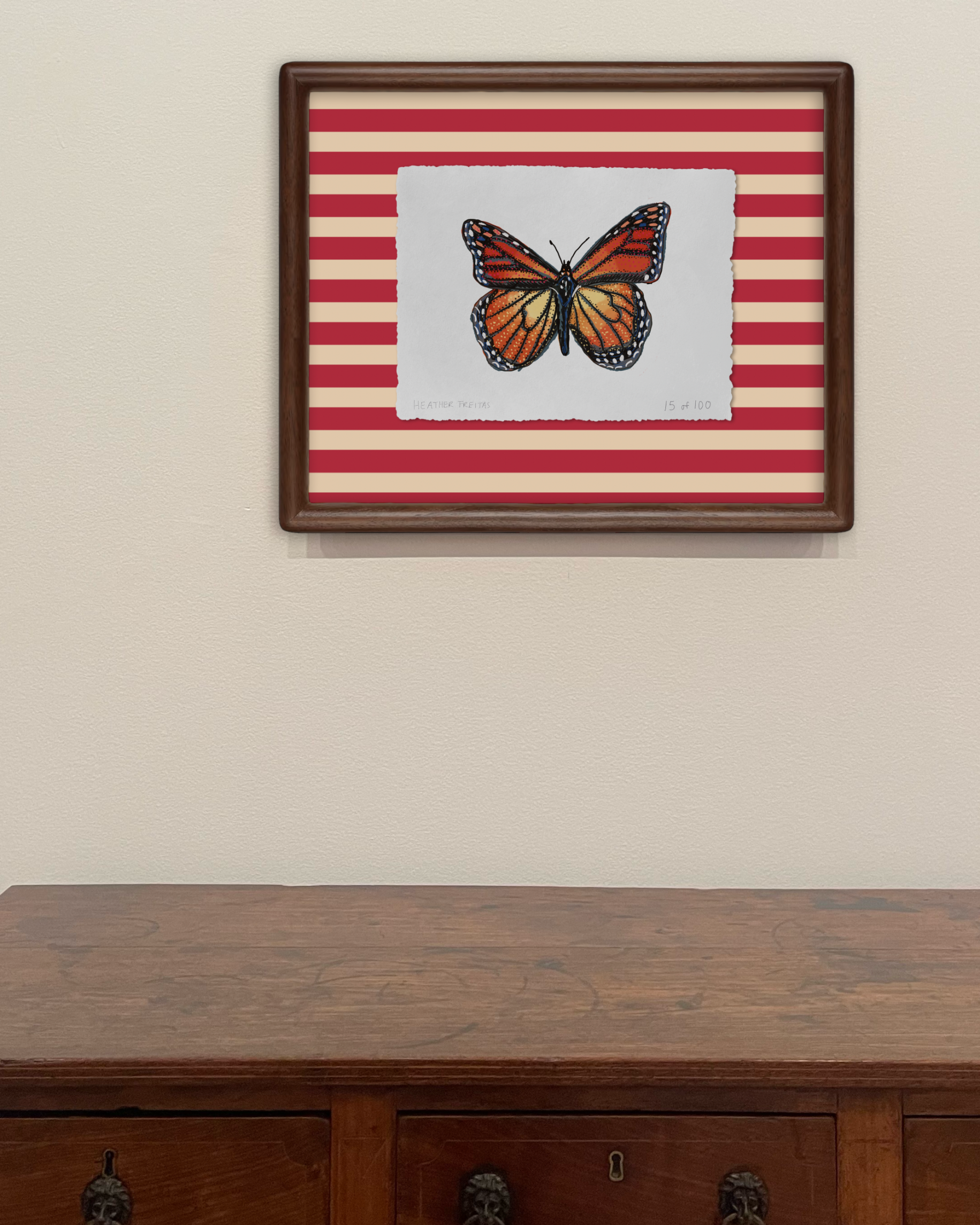 Monarch Butterfly Limited Edition Framed Print