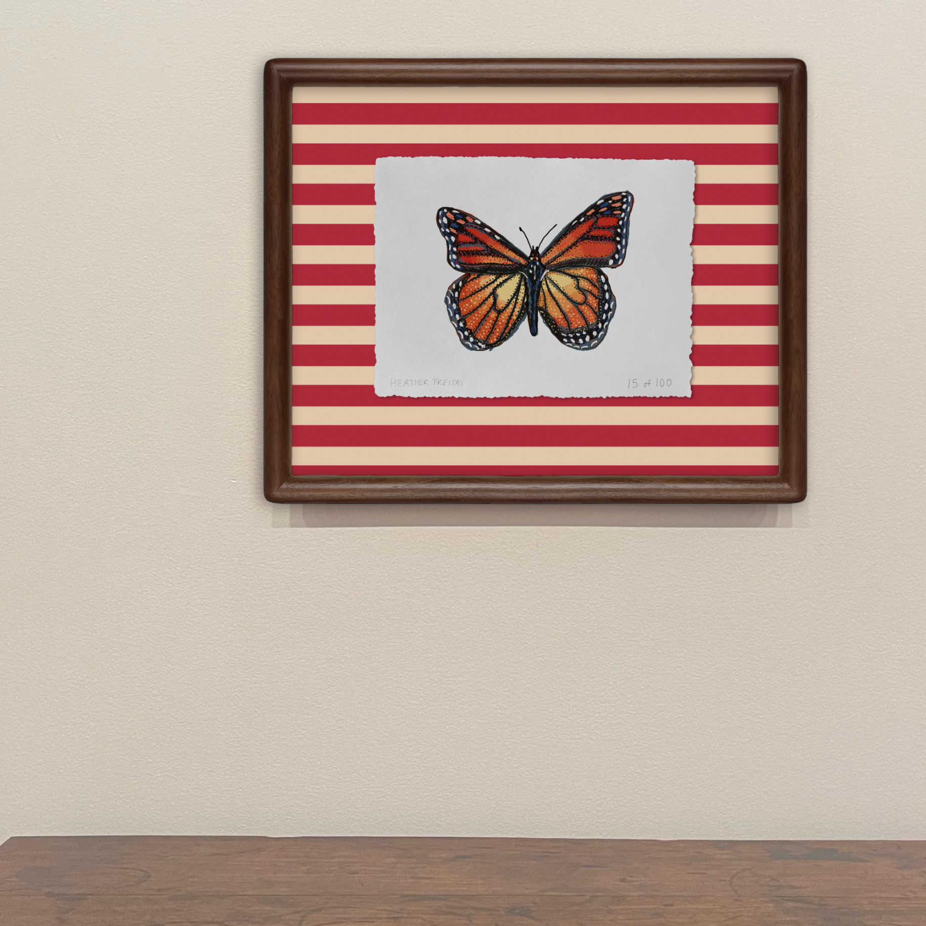 Monarch Butterfly Limited Edition Framed Print