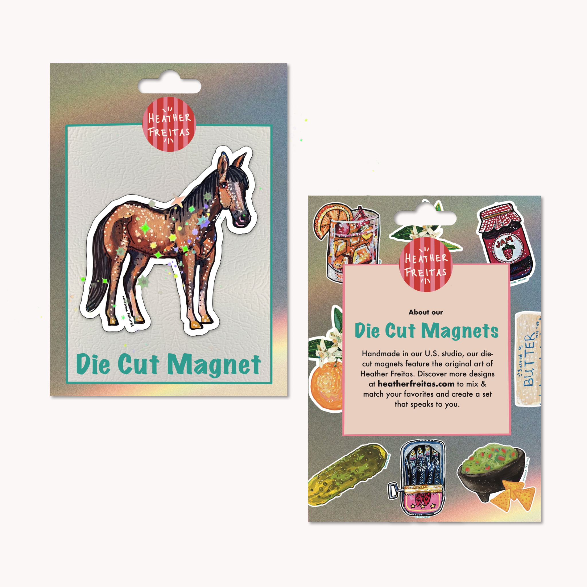 Brown Horse Magnet ( Die-Cut )