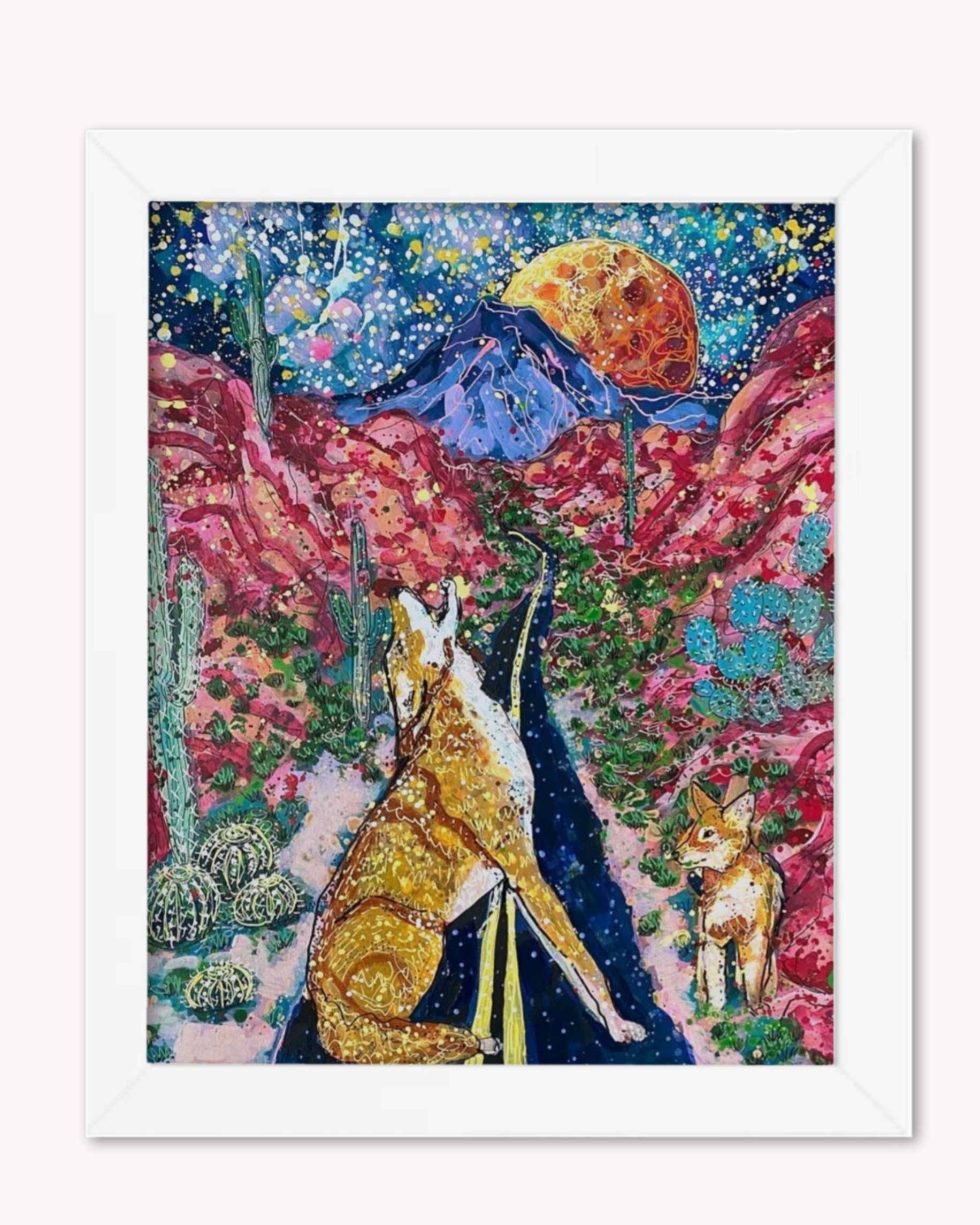Desert Moon Daisy Print