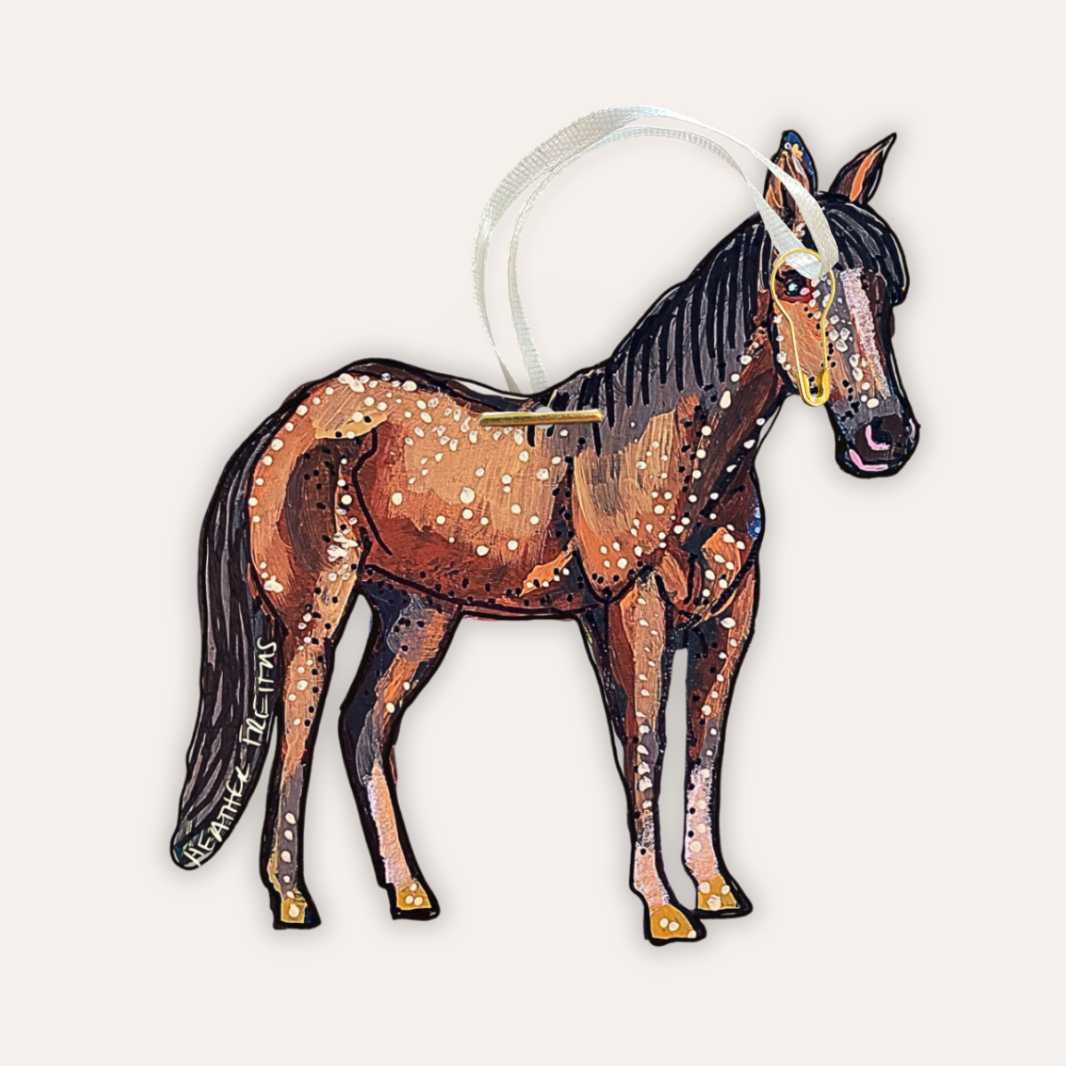 Brown Horse Gift Tag
