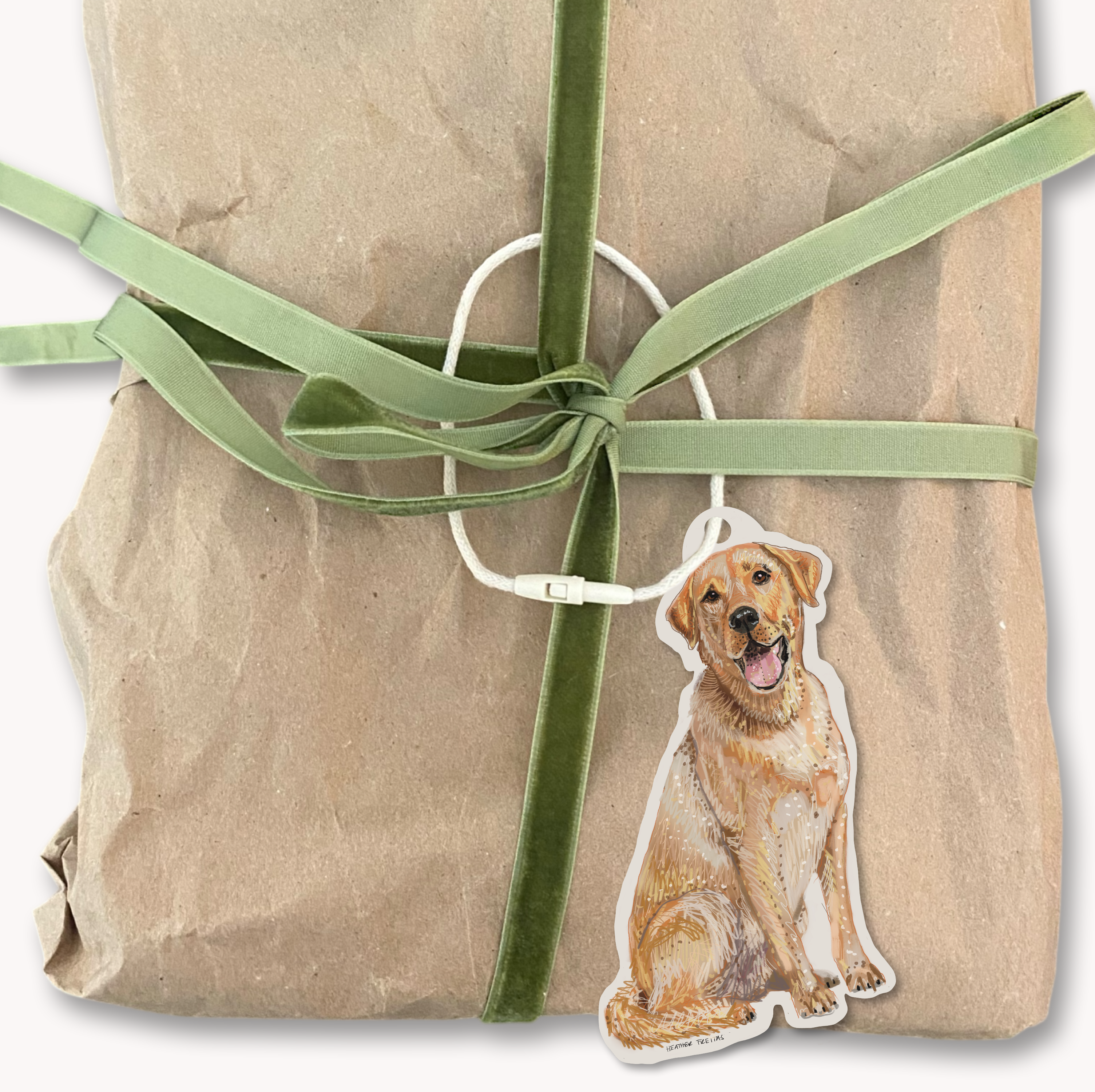Dogs Fine Art Gift Tags ( 12 pack )