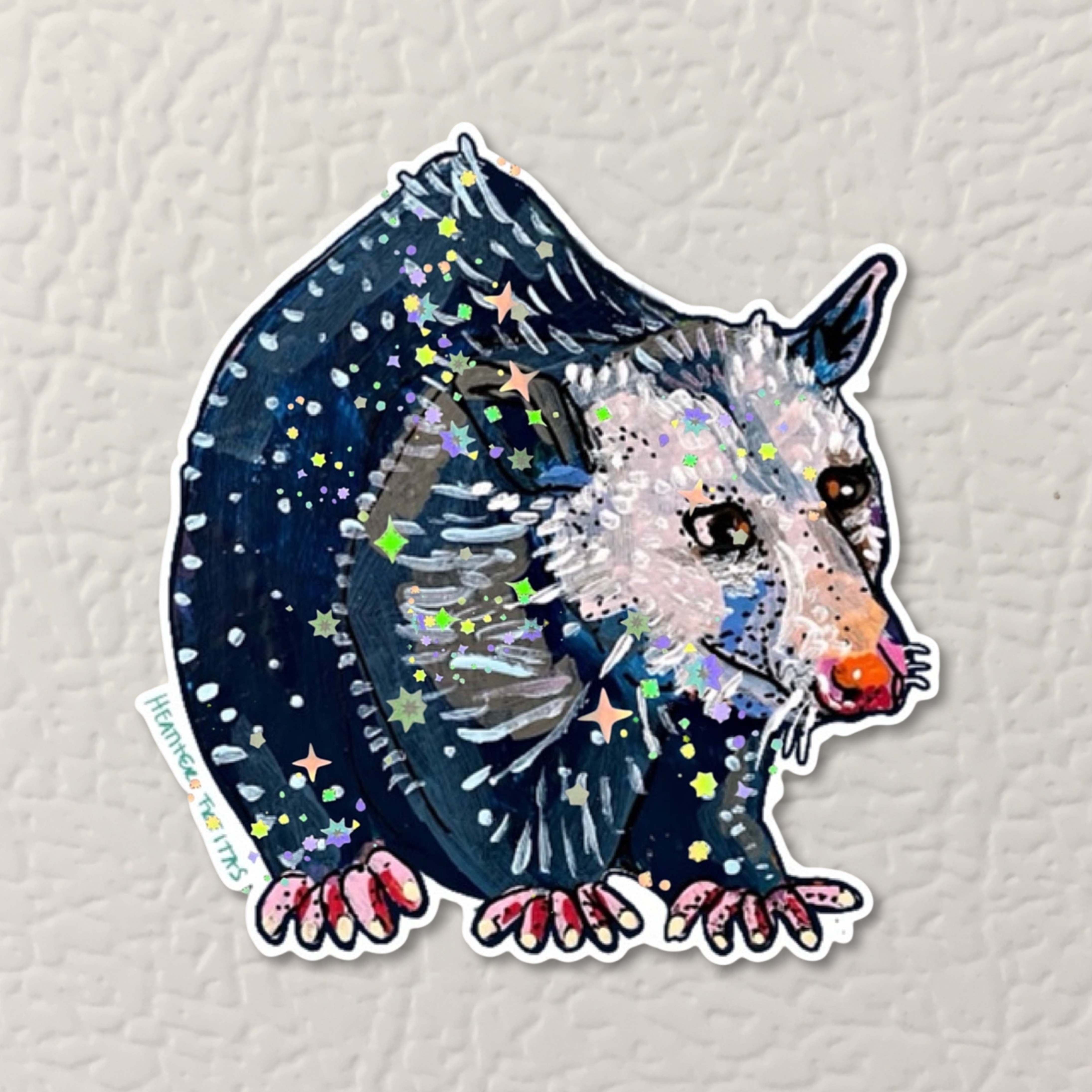 Opossum Magnet ( Die-Cut )