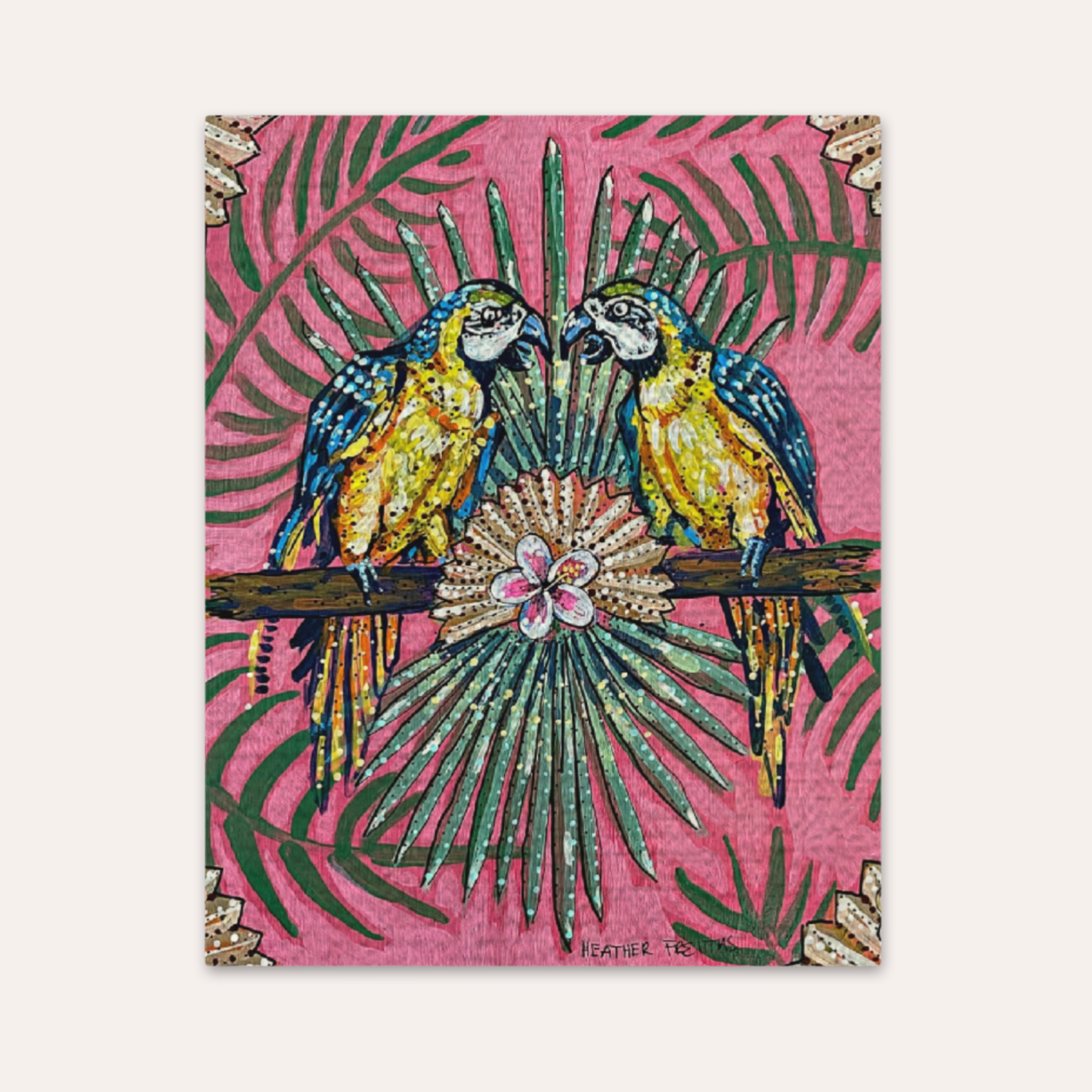 Parrot Paradise Fine Art Print