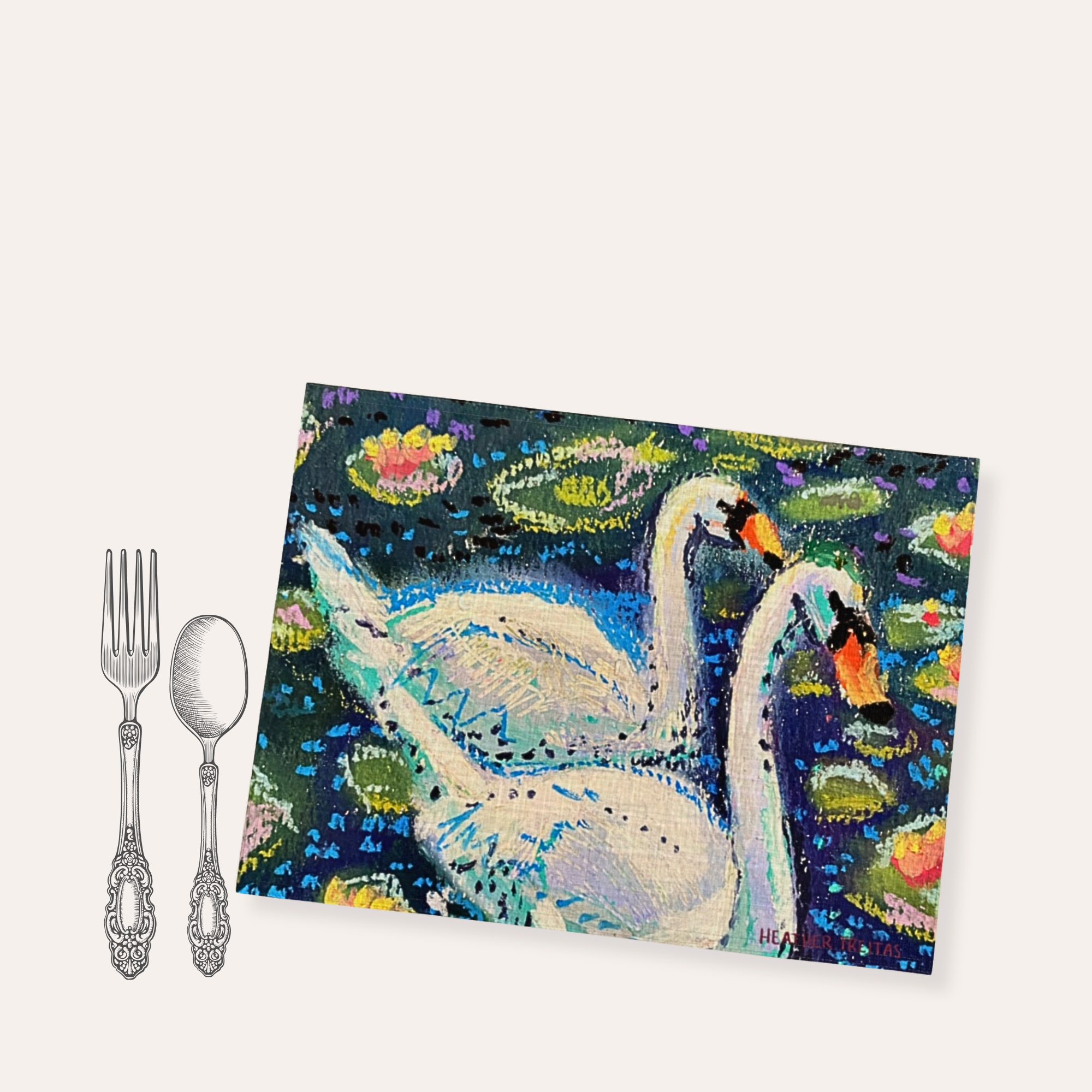 Two Swans Placemat
