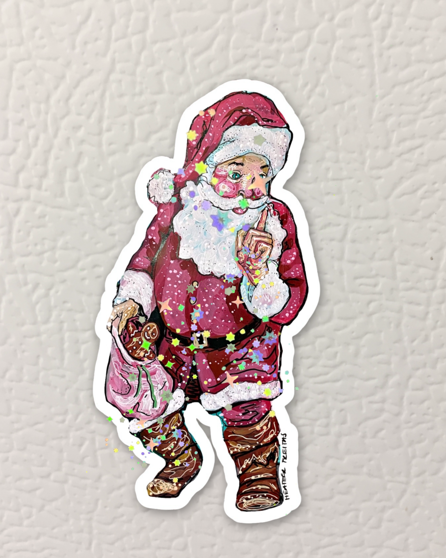 Santa Magnet ( Die-Cut )