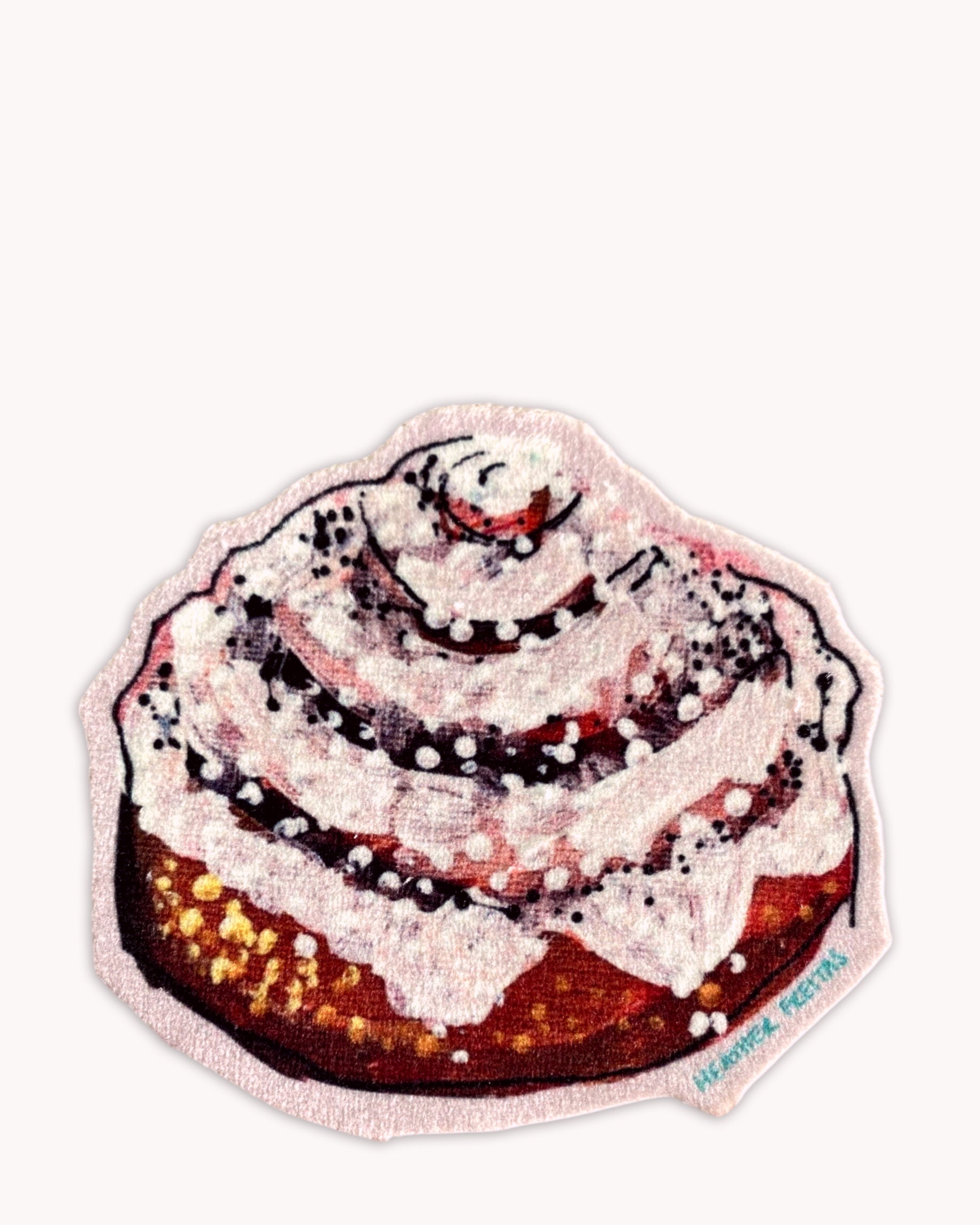 Cinnamon Roll - Sew On Velveteen Patch