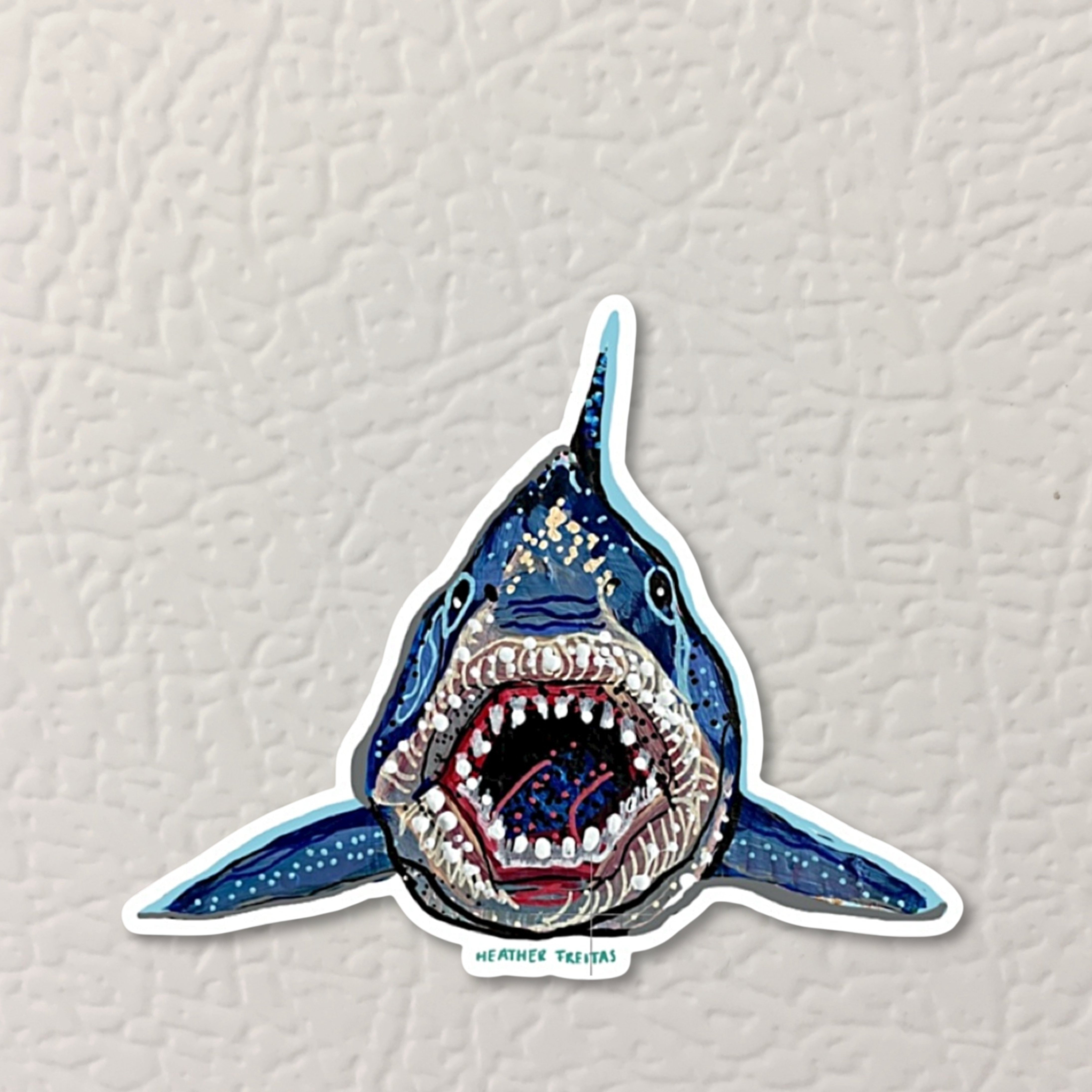 Great White Shark Magnet ( Die-Cut )