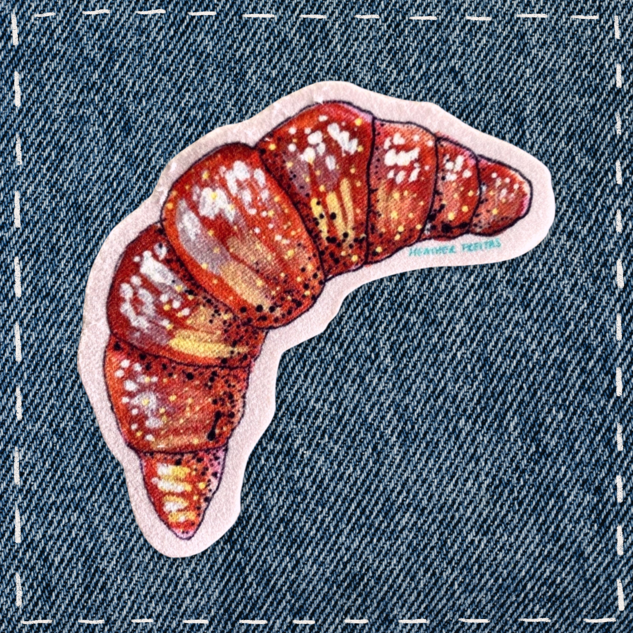 Crossaint - Sew On Velveteen Patch