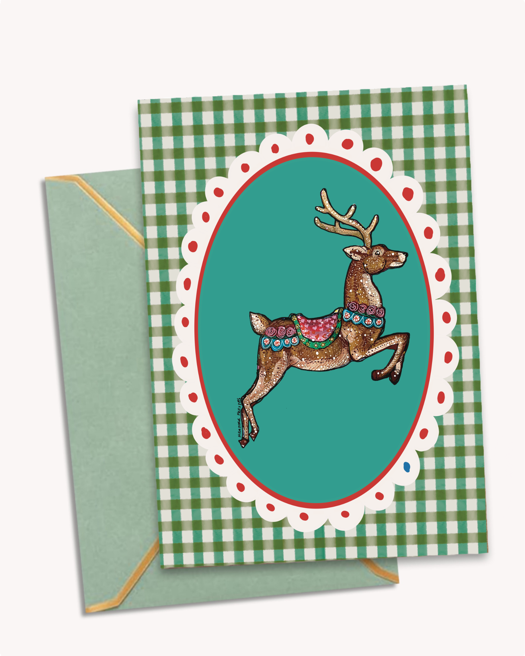 Reindeer - Greeting Card / Fine Art Print