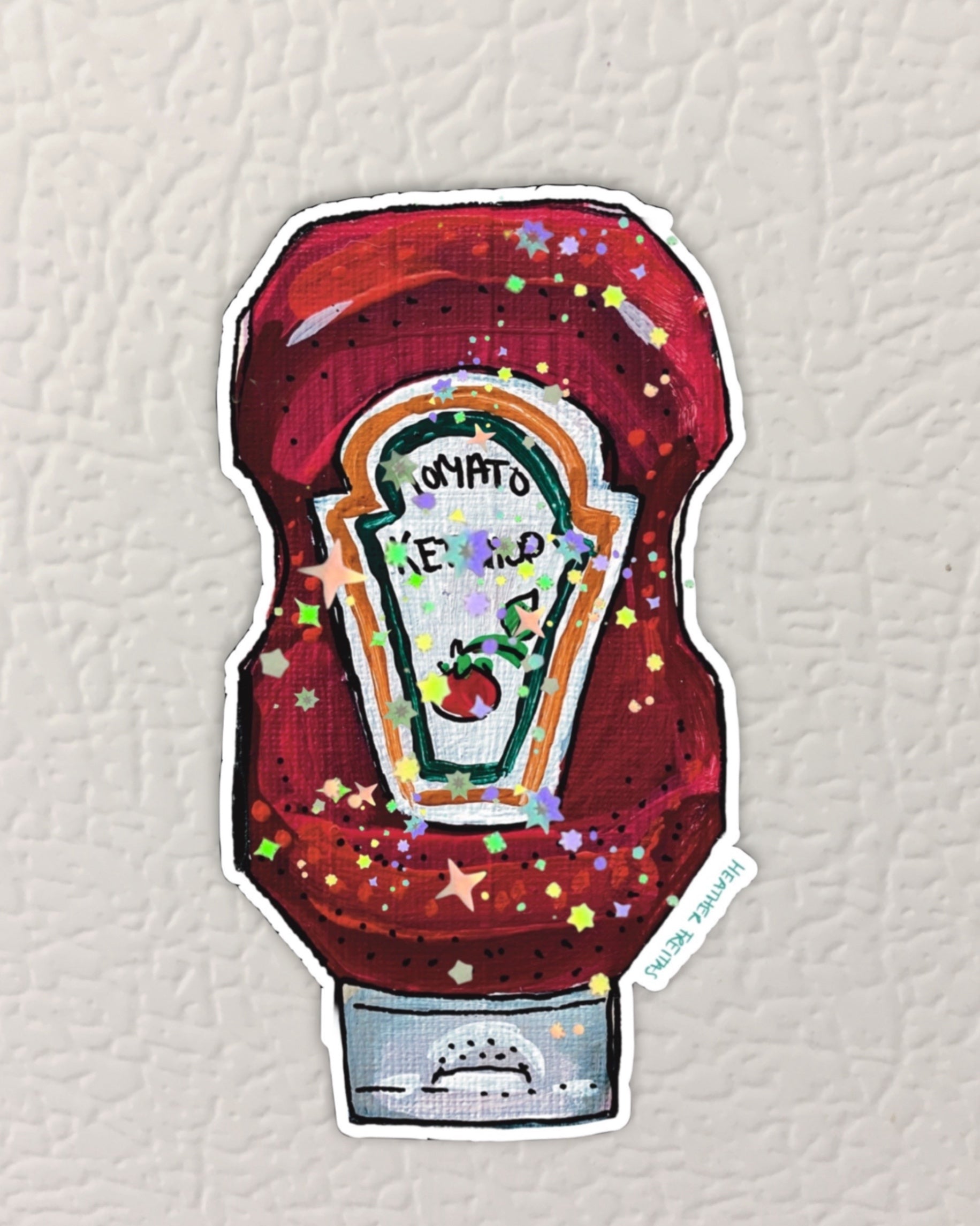Ketchup Magnet ( Die-Cut )
