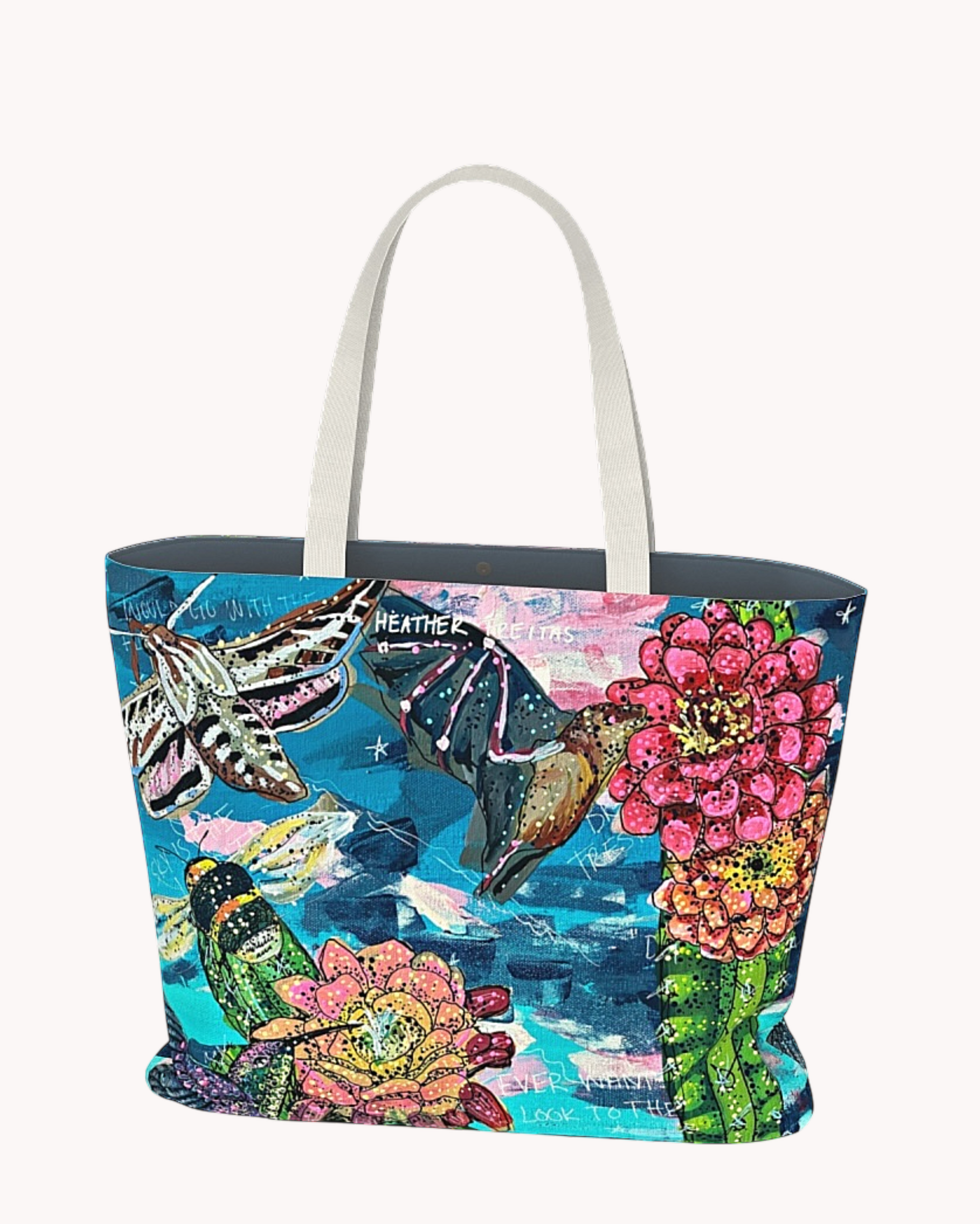 Desert Dawn Pollinators Oversized Tote
