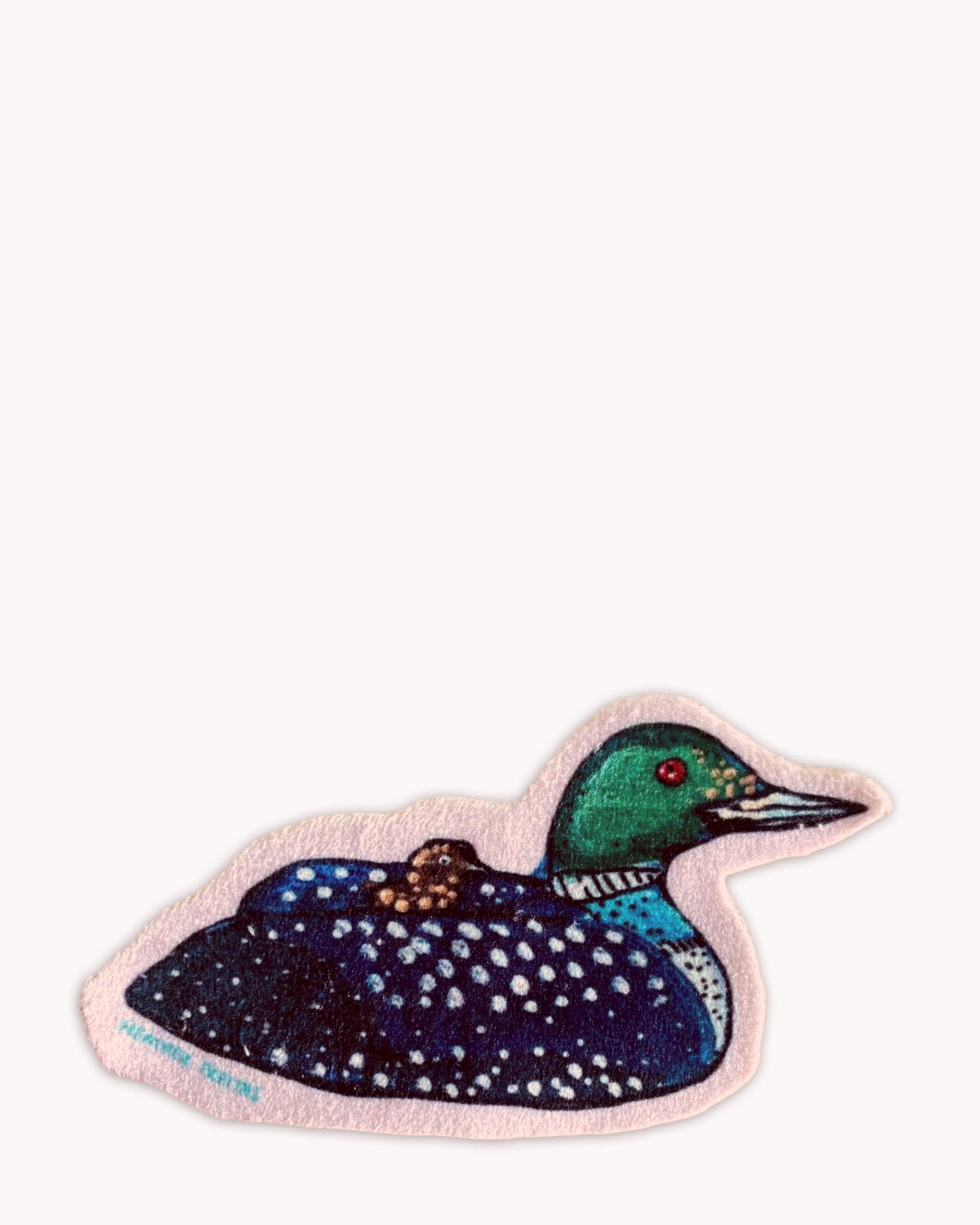 Loon - Sew On Velveteen Patch