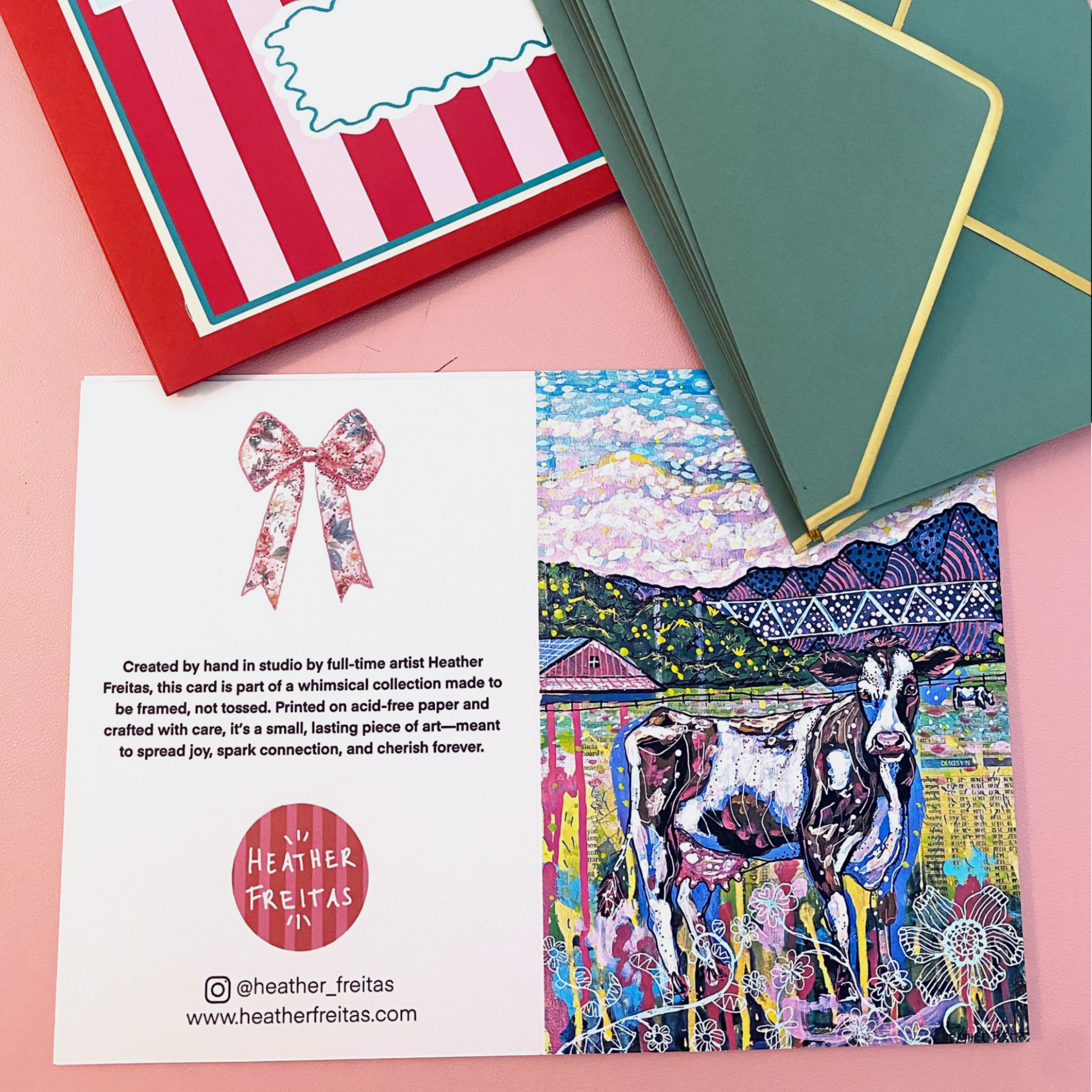 Royal Black Cat - Greeting Card / Fine Art Print