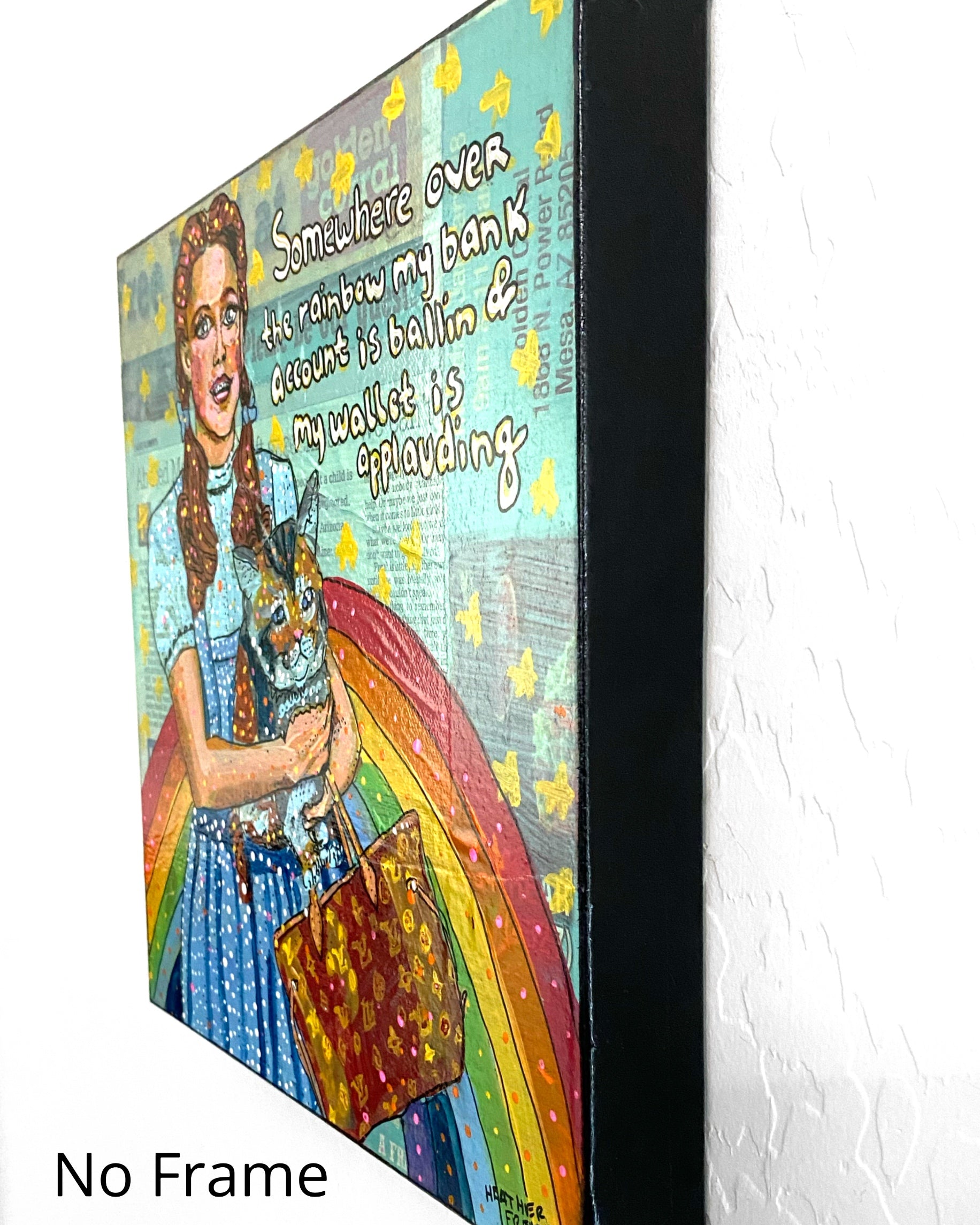 My Wallet Is Applauding ( Original Painting )