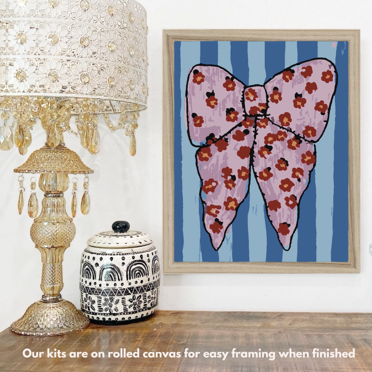 Pink Ribbon - Paint by Numbers Kit