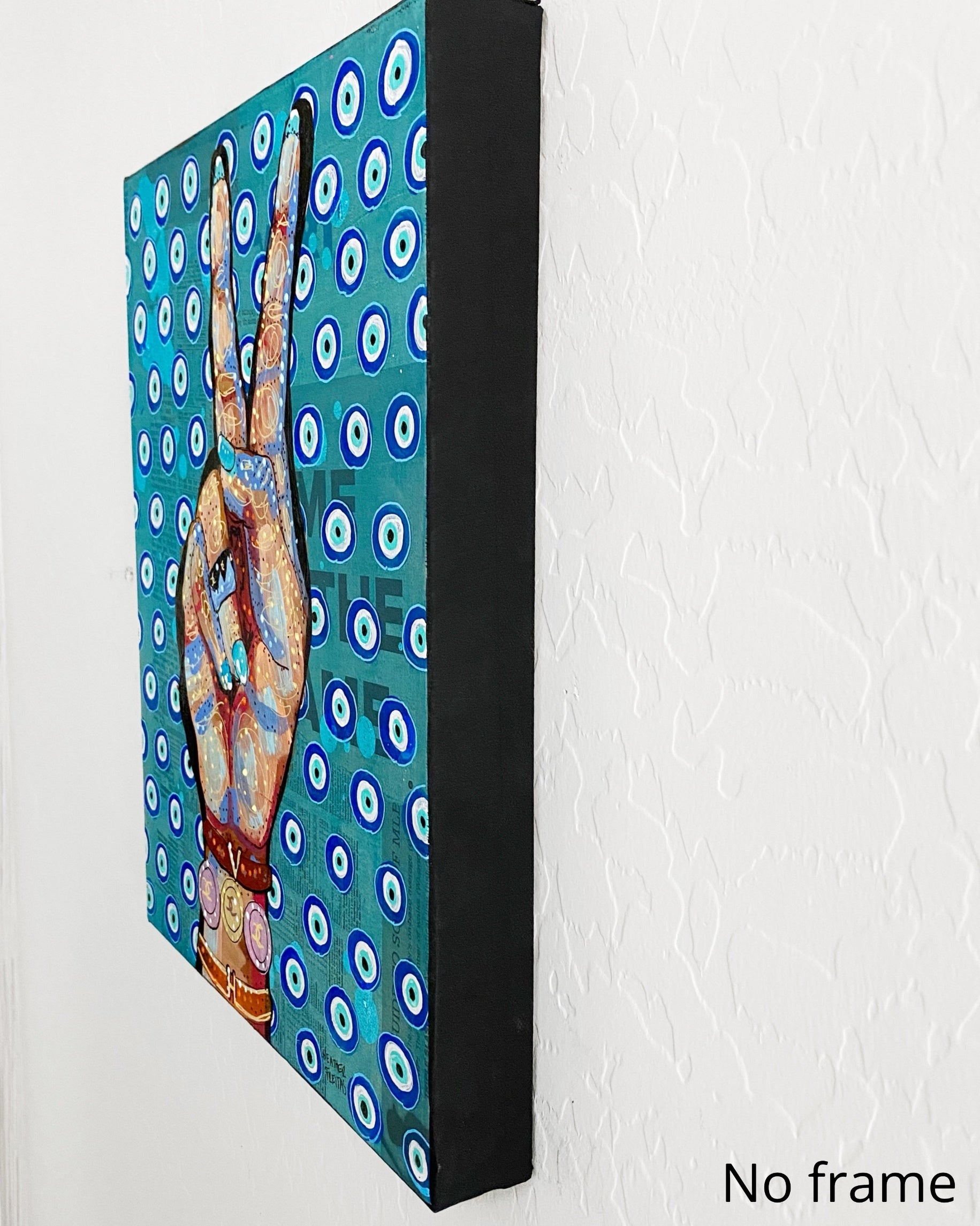 Peace, Love, Fashion & Evil Eyes ( Original Painting )