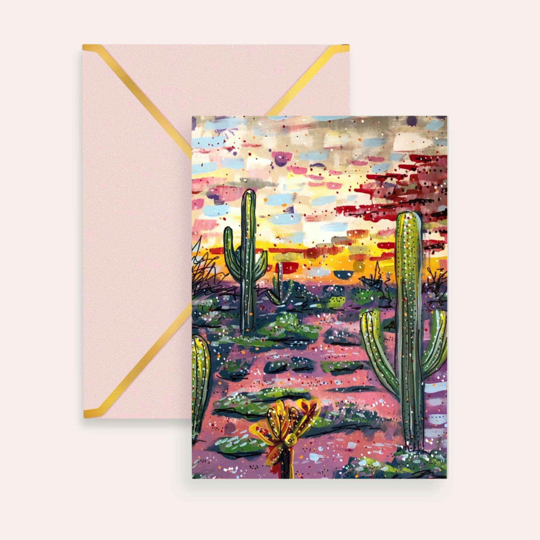 Arizona Tides Fine Art Greeting Card