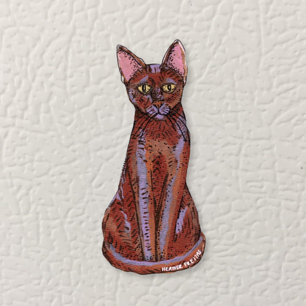 Havana Cat Magnet ( Die-Cut )