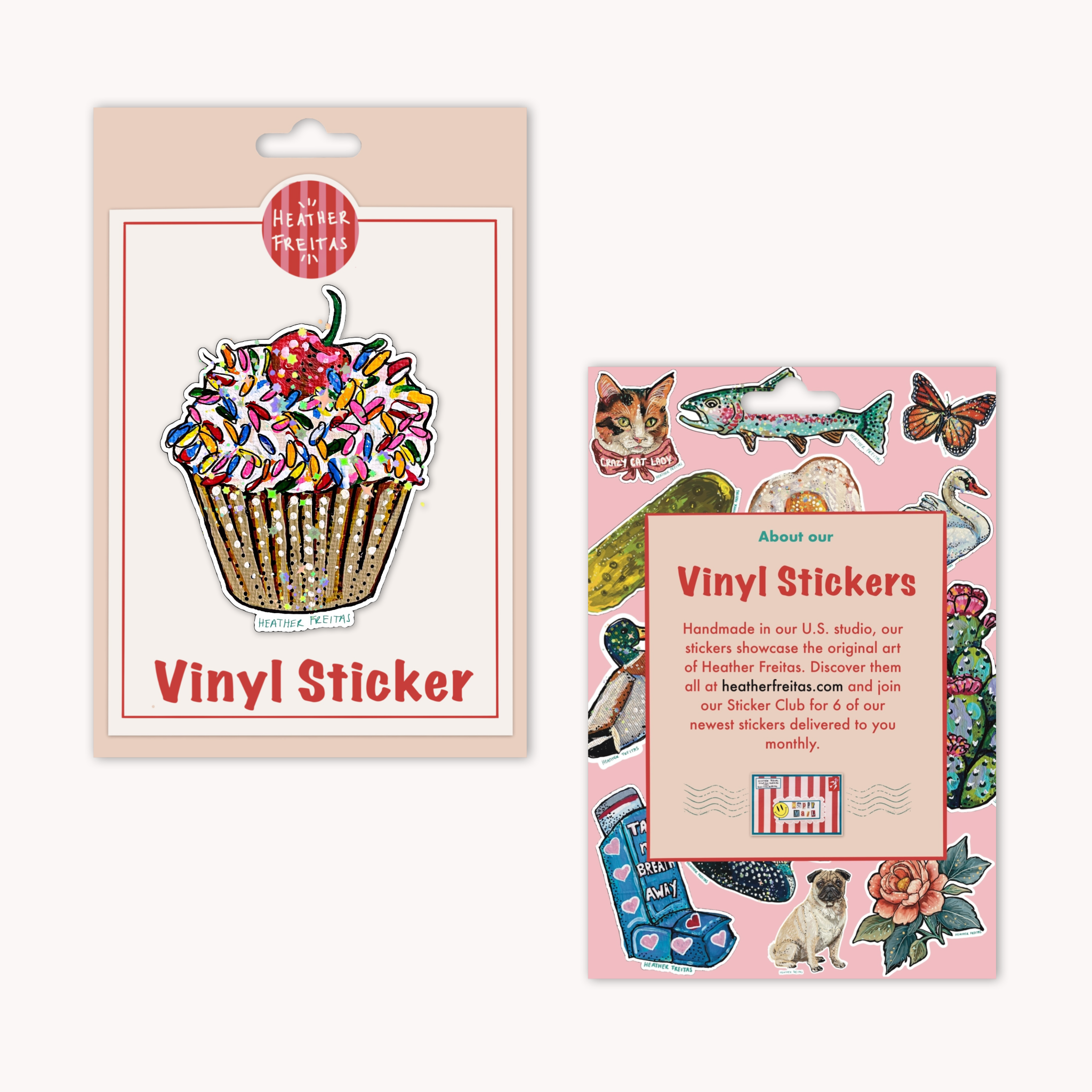 Cupcake Sticker