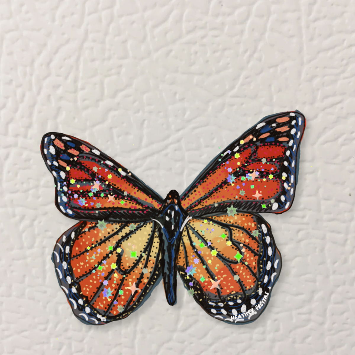 Monarch Butterfly Magnet ( Die-Cut )