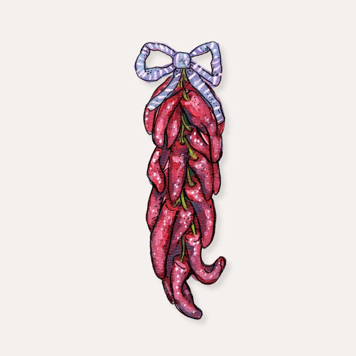 Dried Chilis Sticker