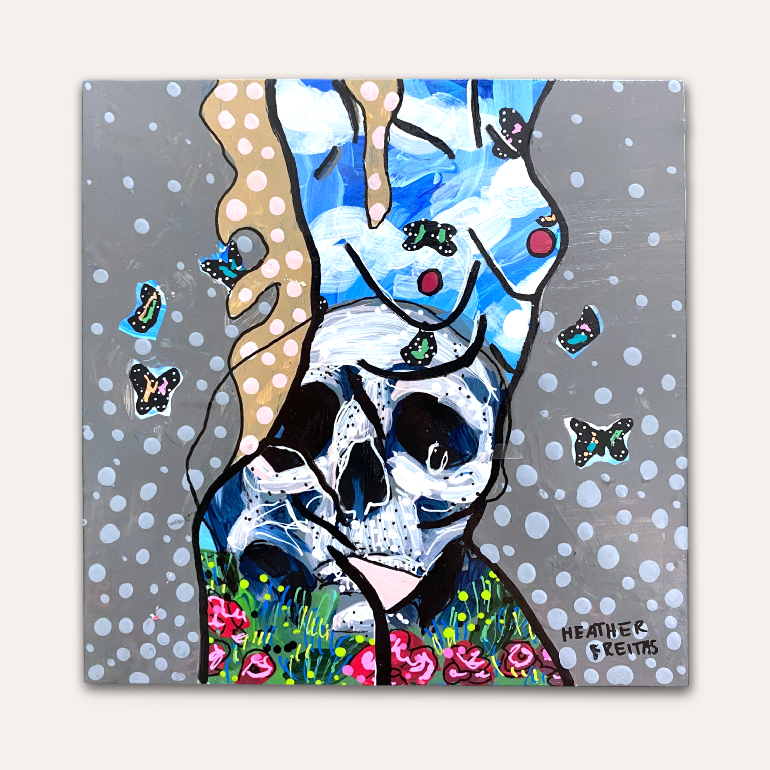 Hidden Skulls ( Original Painting )