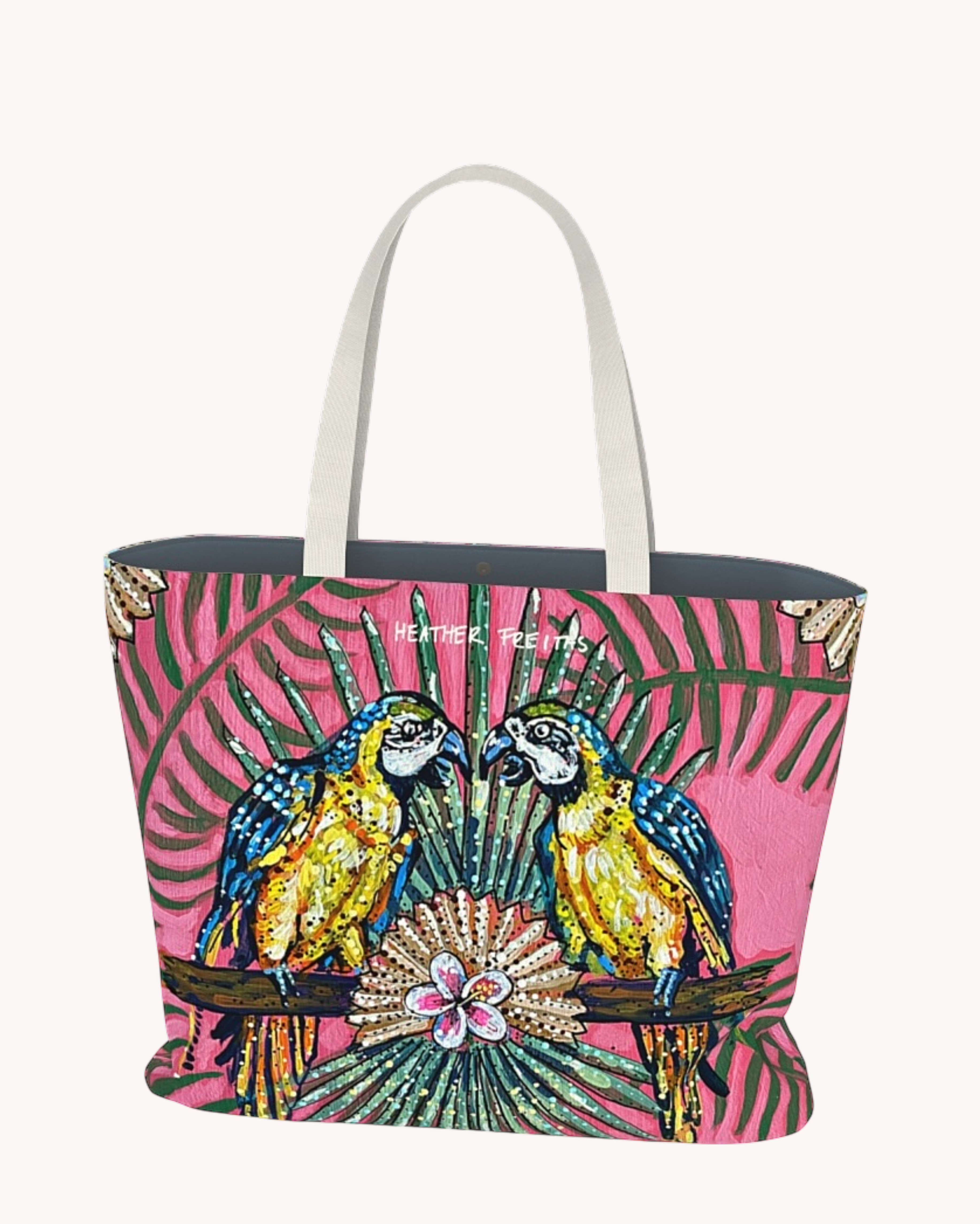Parrot Paradise Oversized Tote