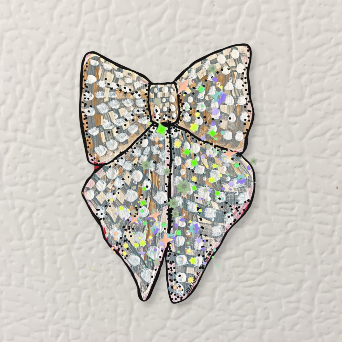 Silver Ribbon Magnet ( Die-Cut )