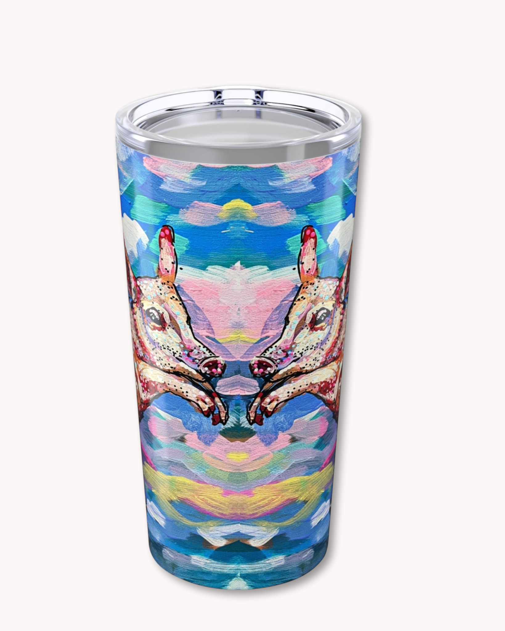 Pastel Flying Pig 20oz Tumbler