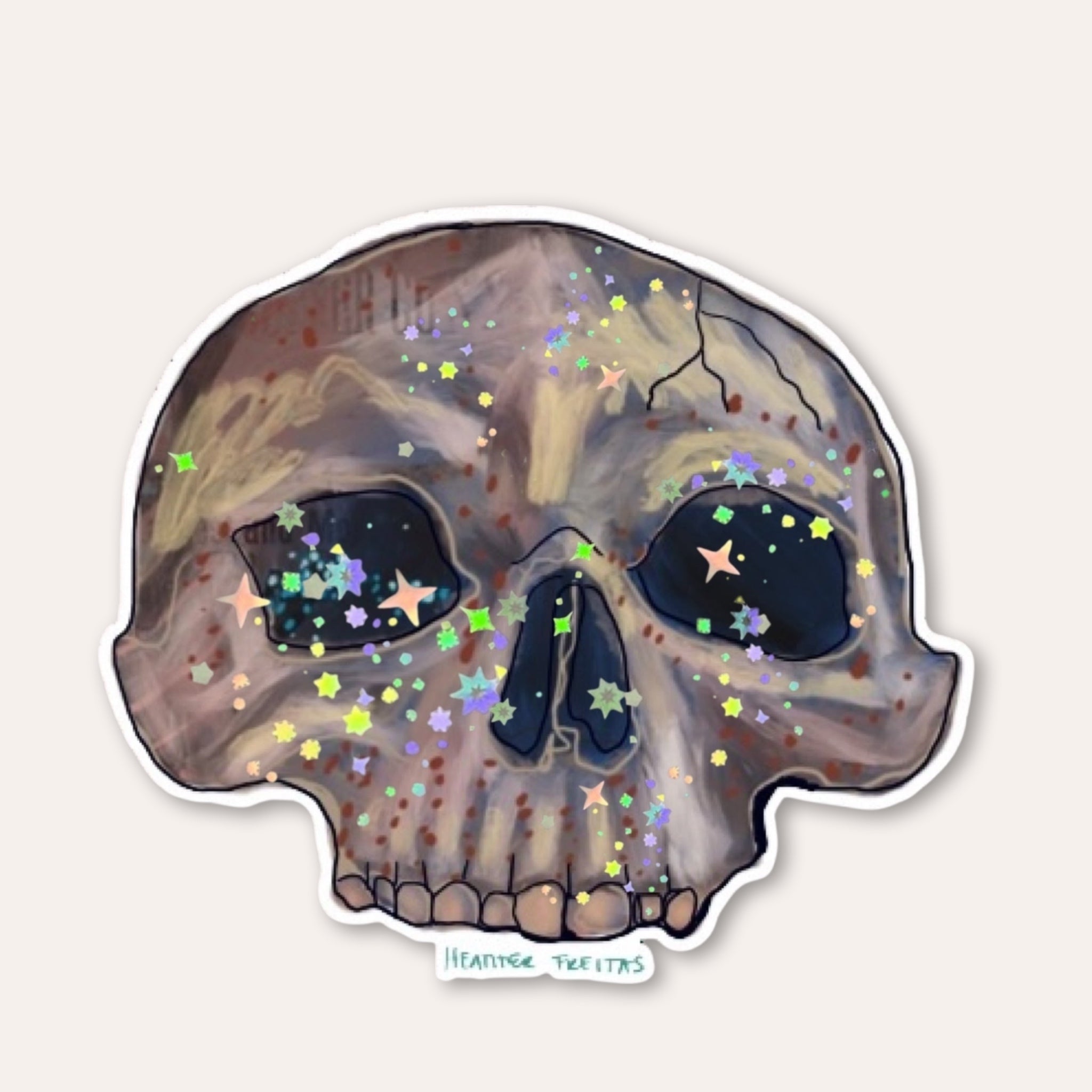 Skull Sticker